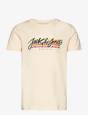 Jack & Jones - JORTAMPA FASTRUNNER1 TEE SS CREWNECK JNR - kurzärmelige - buttercream - 0