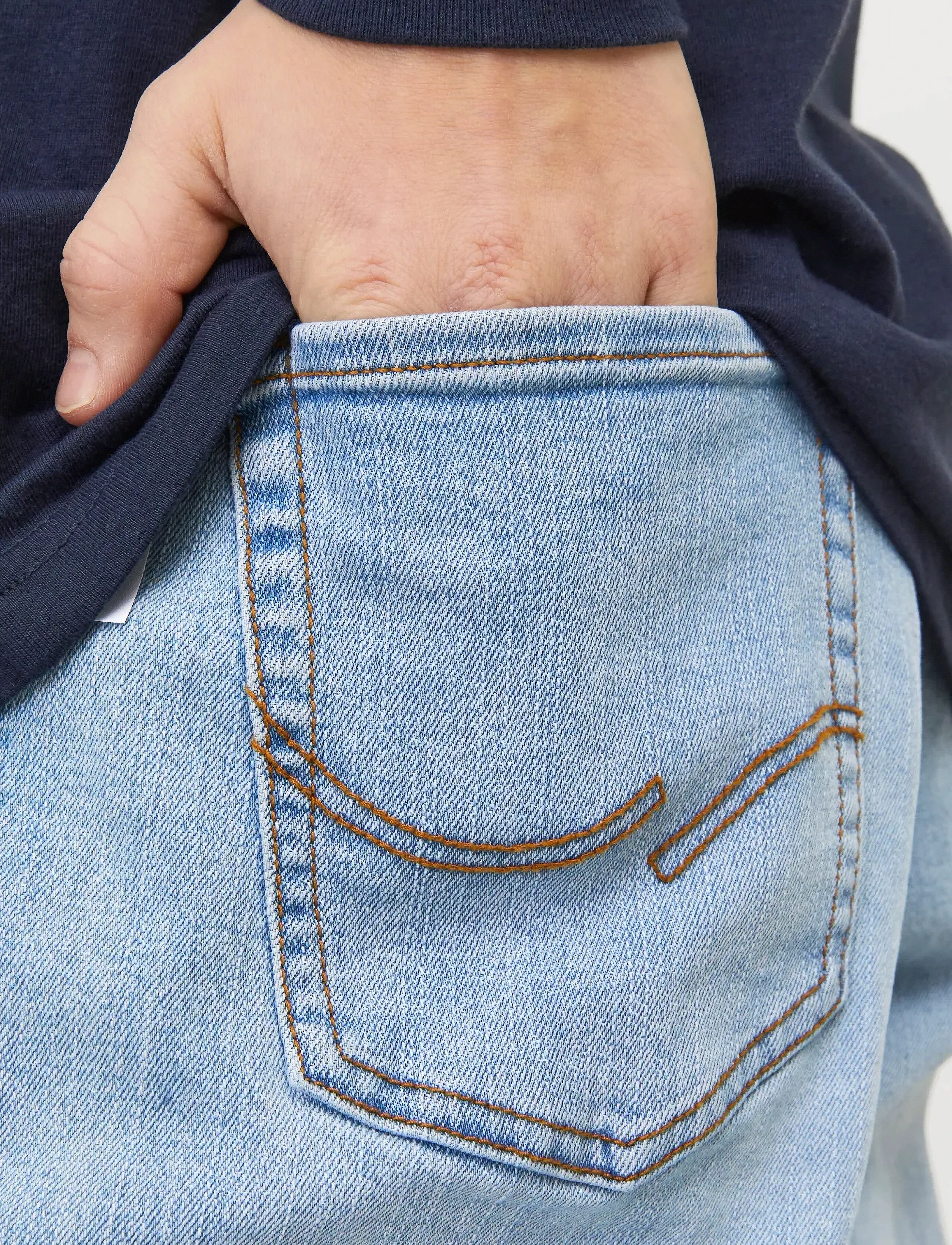 Jack & Jones - JJICLARK JJORIGINAL SQ 702 NOOS MNI - regular jeans - blue denim - 5
