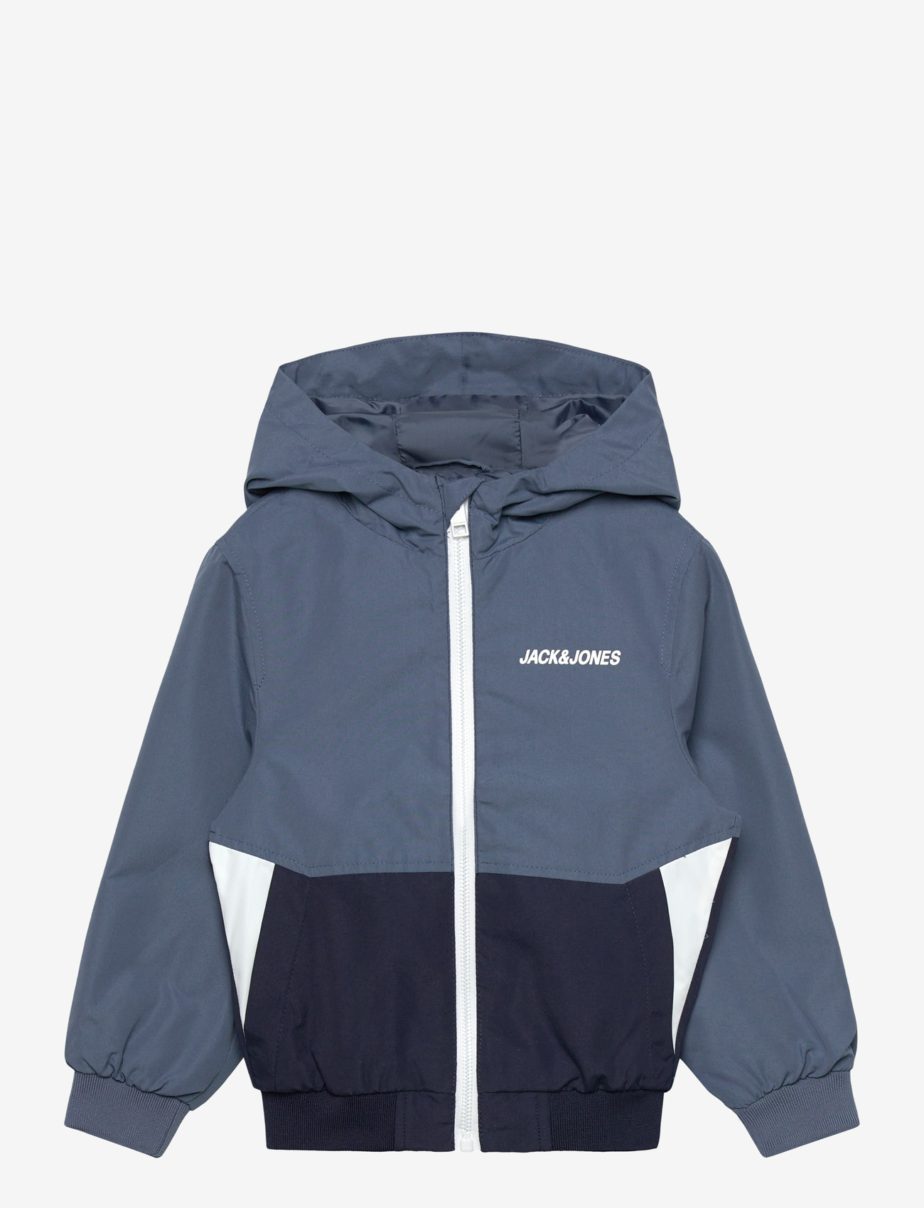 Jack & Jones - JJERUSH BLOCKING HOOD BOMBER NOOS MNI - vindjakker - blue mirage - 0