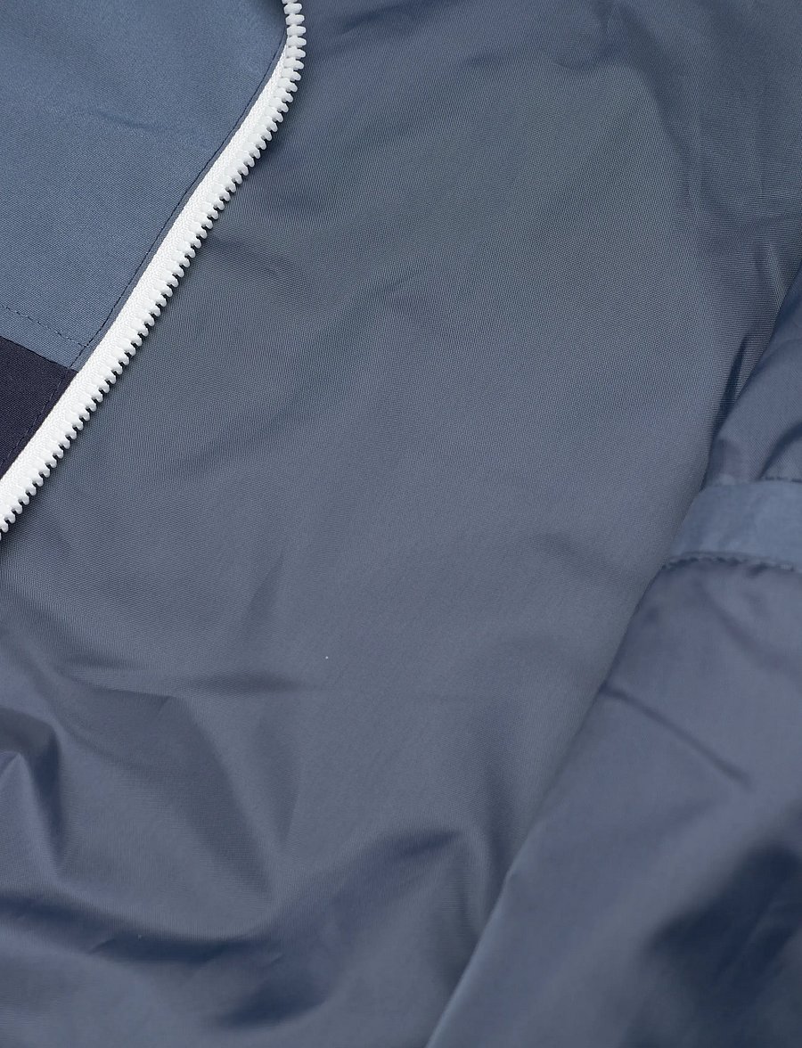 Jack & Jones - JJERUSH BLOCKING HOOD BOMBER NOOS MNI - kurtka wiatrówka - blue mirage - 3