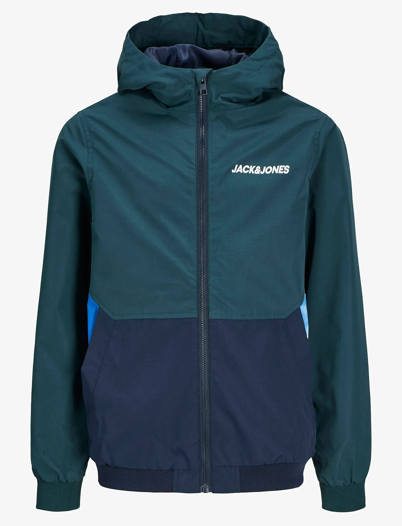 Jack & Jones - JJERUSH BLOCKING HOOD BOMBER NOOS  MNI - vindjakker - magical forest - 0