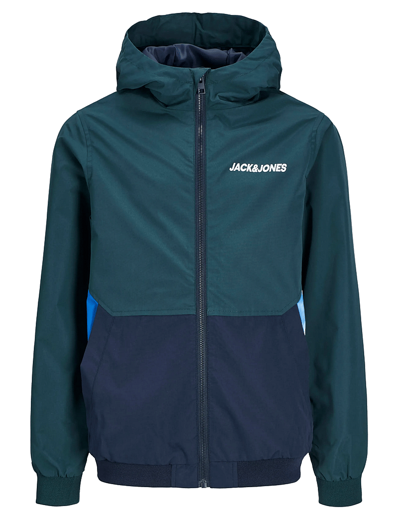 Jack & Jones - JJERUSH BLOCKING HOOD BOMBER NOOS MNI - vindjakker - magical forest - 0