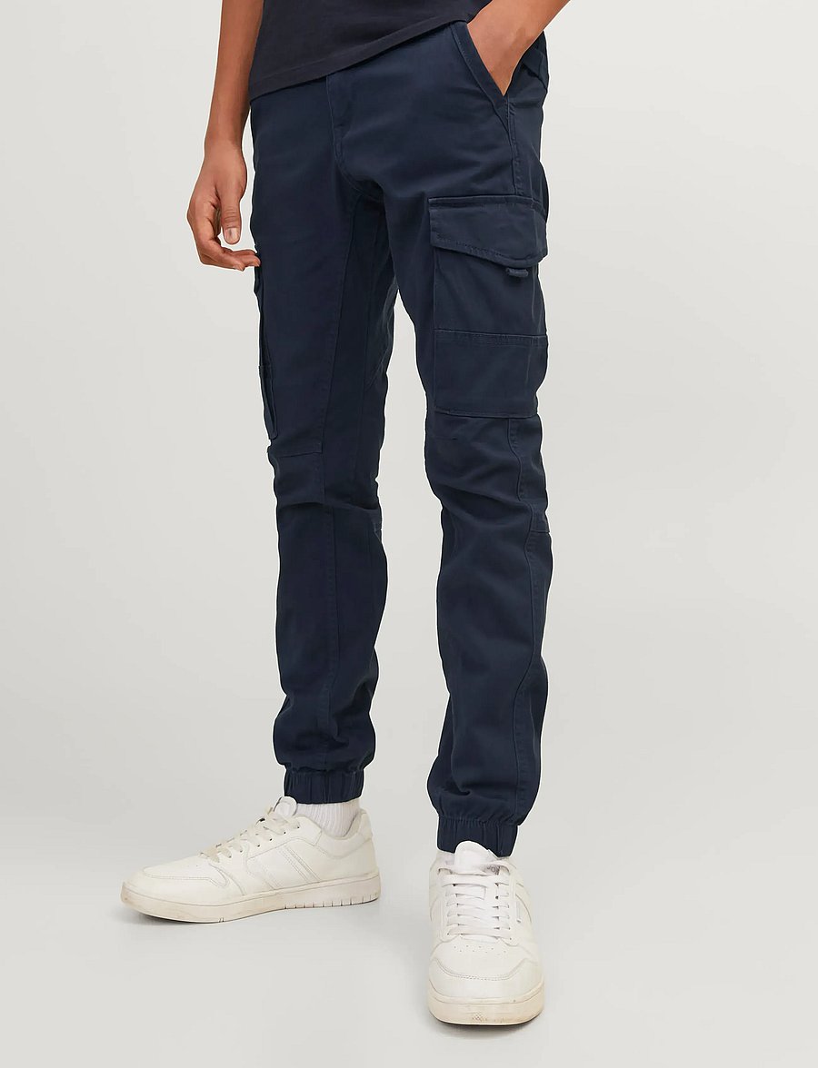 Jack & Jones - JPSTPAUL JJFLAKE AKM 542 NOOS MNI - „cargo“ stiliaus kelnės - navy blazer - 0