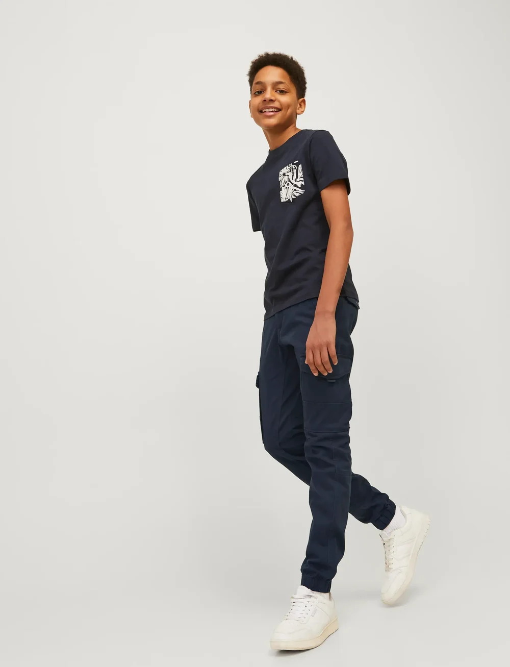 Jack & Jones - JPSTPAUL JJFLAKE AKM 542 NOOS MNI - cargohosen - navy blazer - 4