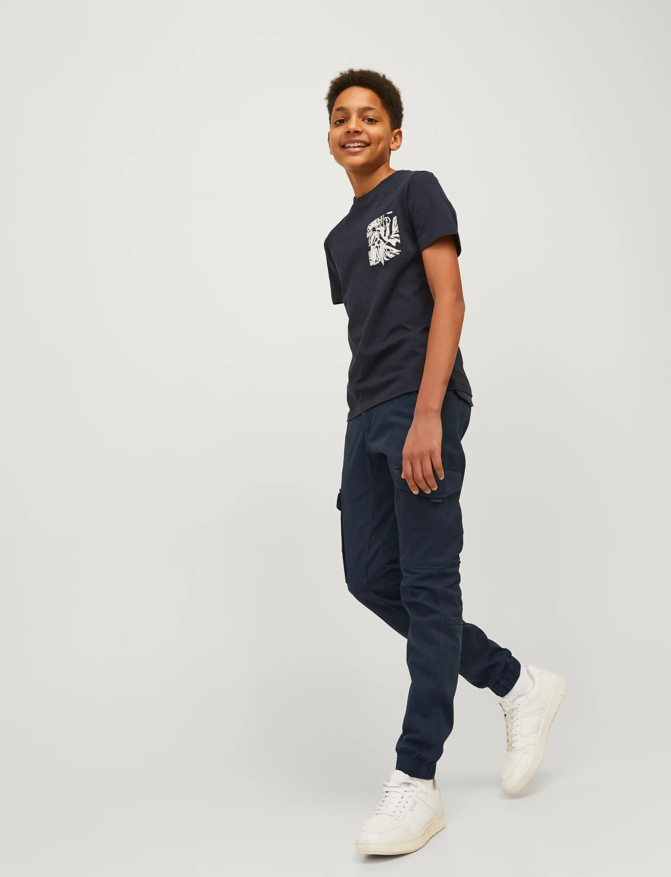 Jack & Jones - JPSTPAUL JJFLAKE AKM 542 NOOS MNI - „cargo“ stiliaus kelnės - navy blazer - 4
