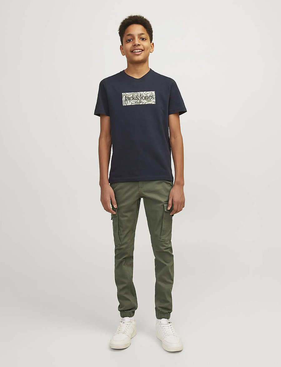 Jack & Jones - JPSTPAUL JJFLAKE AKM 542 NOOS MNI - cargobukser - olive night - 0