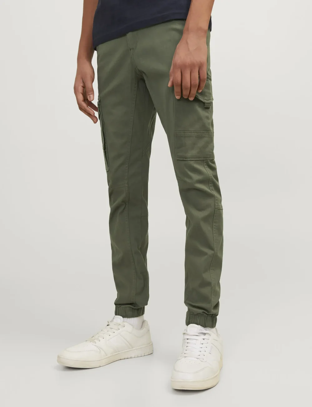 Jack & Jones - JPSTPAUL JJFLAKE AKM 542 NOOS MNI - cargohosen - olive night - 5