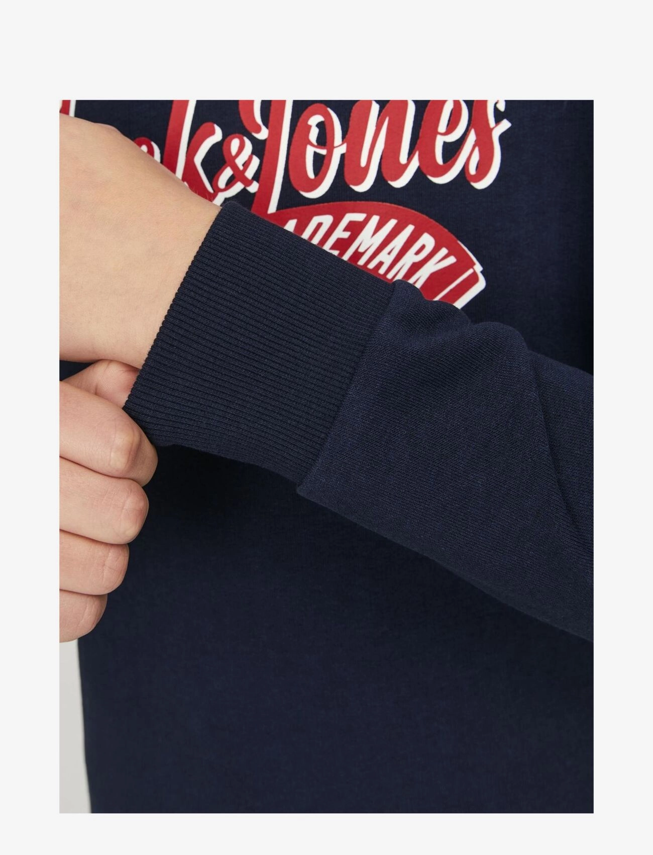 Jack & Jones - JJELOGO SWEAT HOOD 2 COL 23/24 SN MNI - navy blazer - 1
