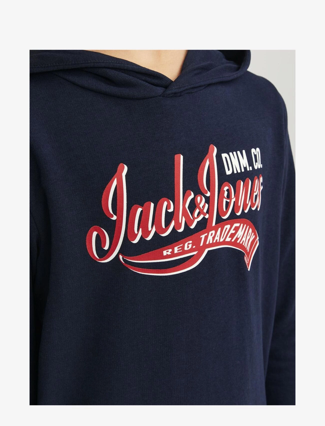 Jack & Jones - JJELOGO SWEAT HOOD 2 COL 23/24 SN MNI - navy blazer - 2