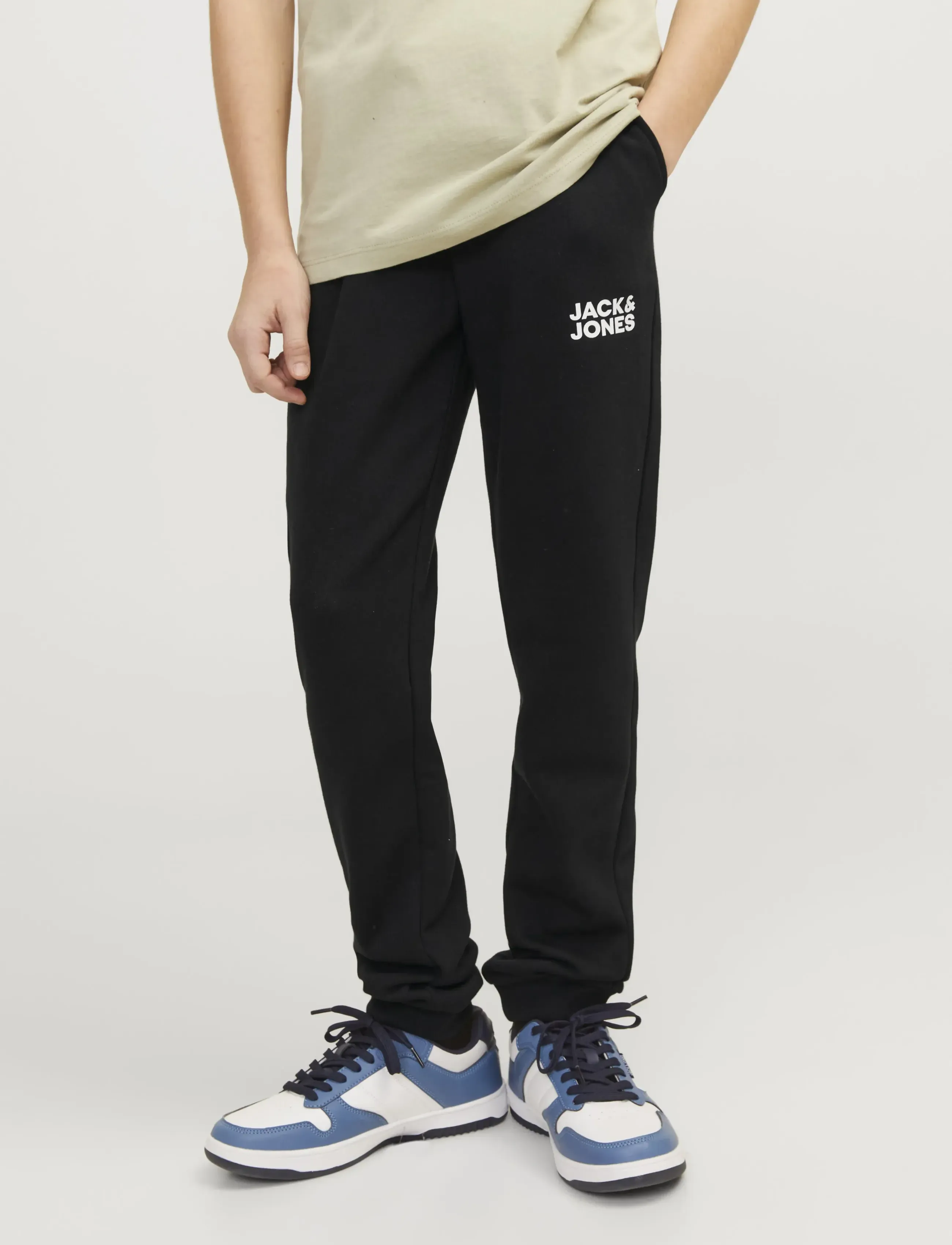 Jack & Jones - JPSTGORDON JJNEWSOFT SWEAT PANT SN MNI - spodnie dresowe - black - 0