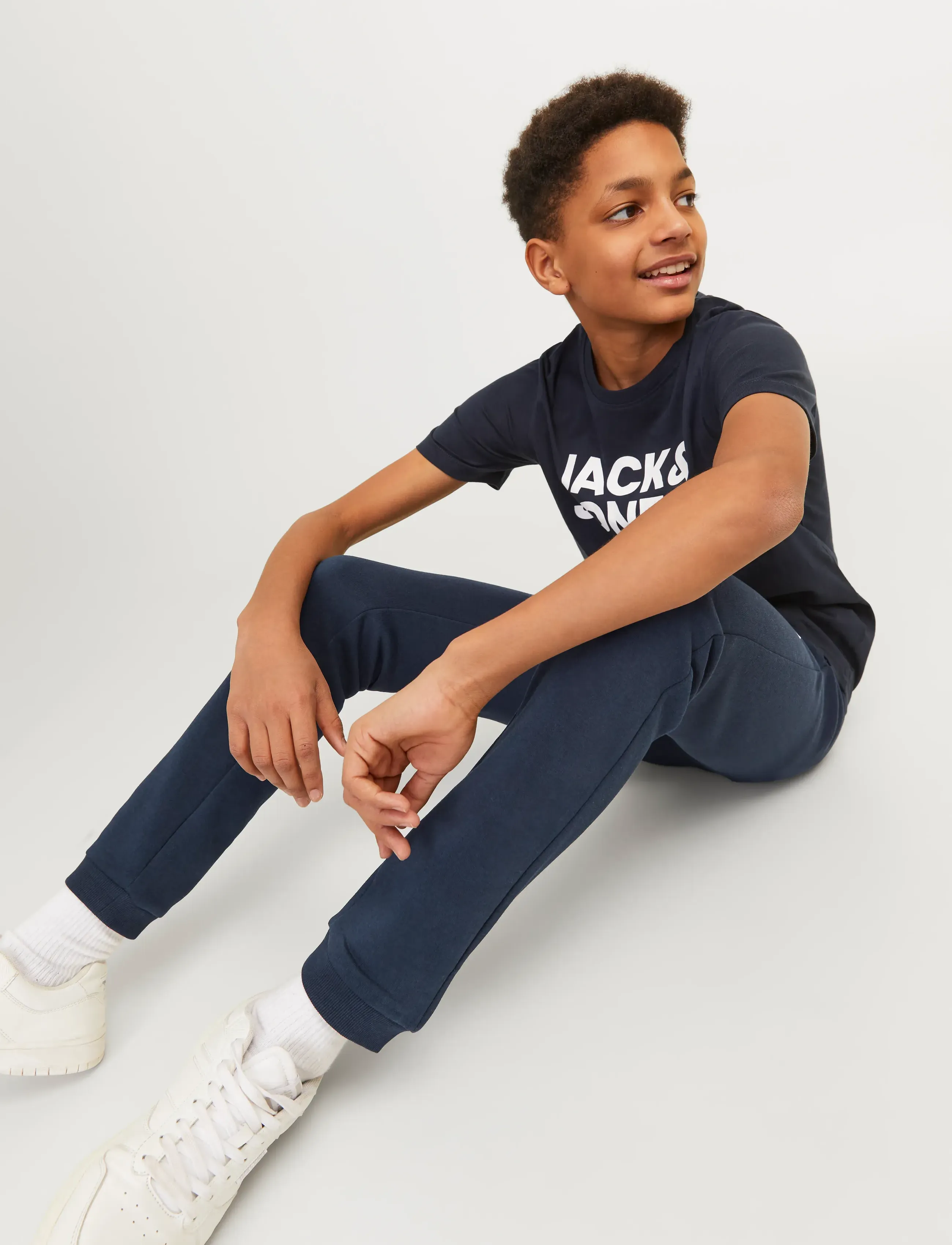 Jack & Jones - JPSTGORDON JJNEWSOFT SWEAT PANT SN MNI - sweatpants - navy blazer - 5