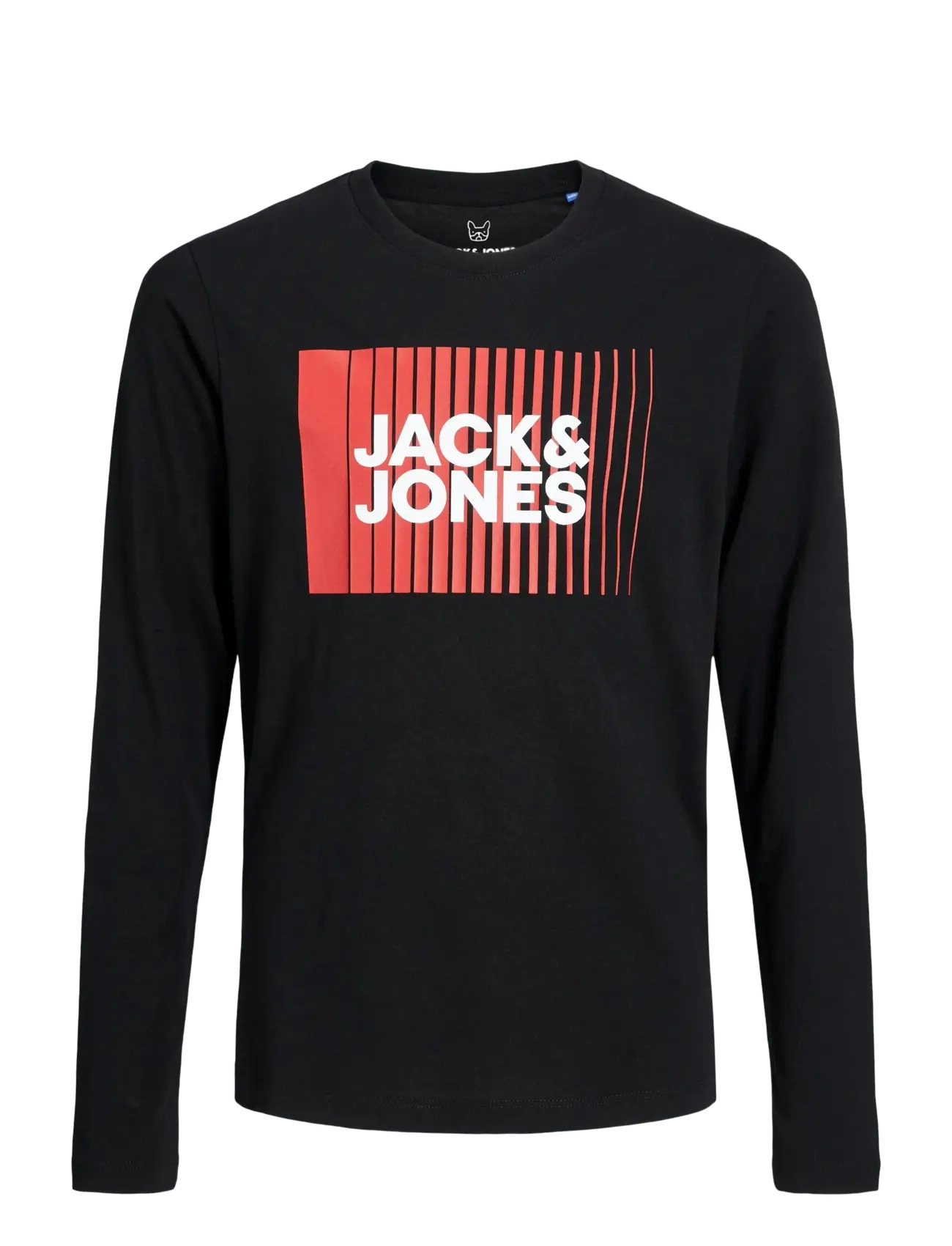 Jack & Jones JJECORP LOGO TEE PLAY LS O-NECK NOOS MNI - Toppar & T-shirts - BLACK / black