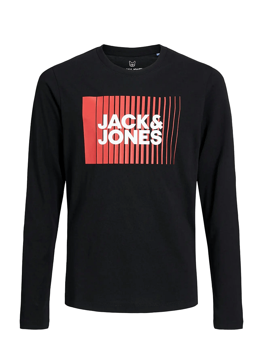 Jack & Jones - JJECORP LOGO TEE PLAY LS O-NECK NOOS MNI - t-shirts à manches longues - black - 1