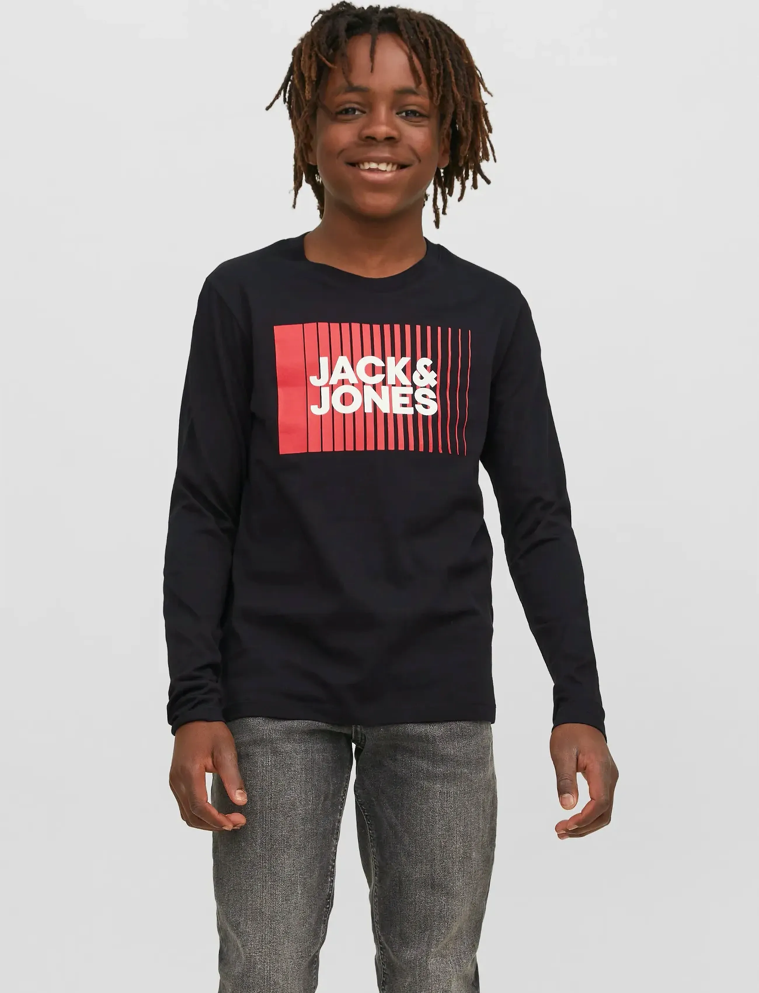 Jack & Jones - JJECORP LOGO TEE PLAY LS O-NECK NOOS MNI - t-shirts à manches longues - black - 0