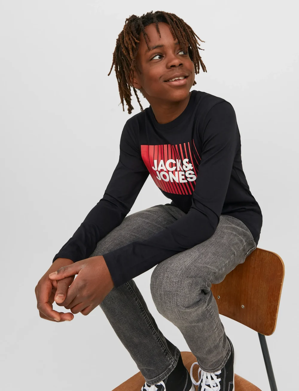 Jack & Jones - JJECORP LOGO TEE PLAY LS O-NECK  MNI - langärmelig - black - 5