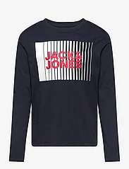 Jack & Jones - JJECORP LOGO TEE PLAY LS O-NECK  MNI - langærmede t-shirts - navy blazer - 0