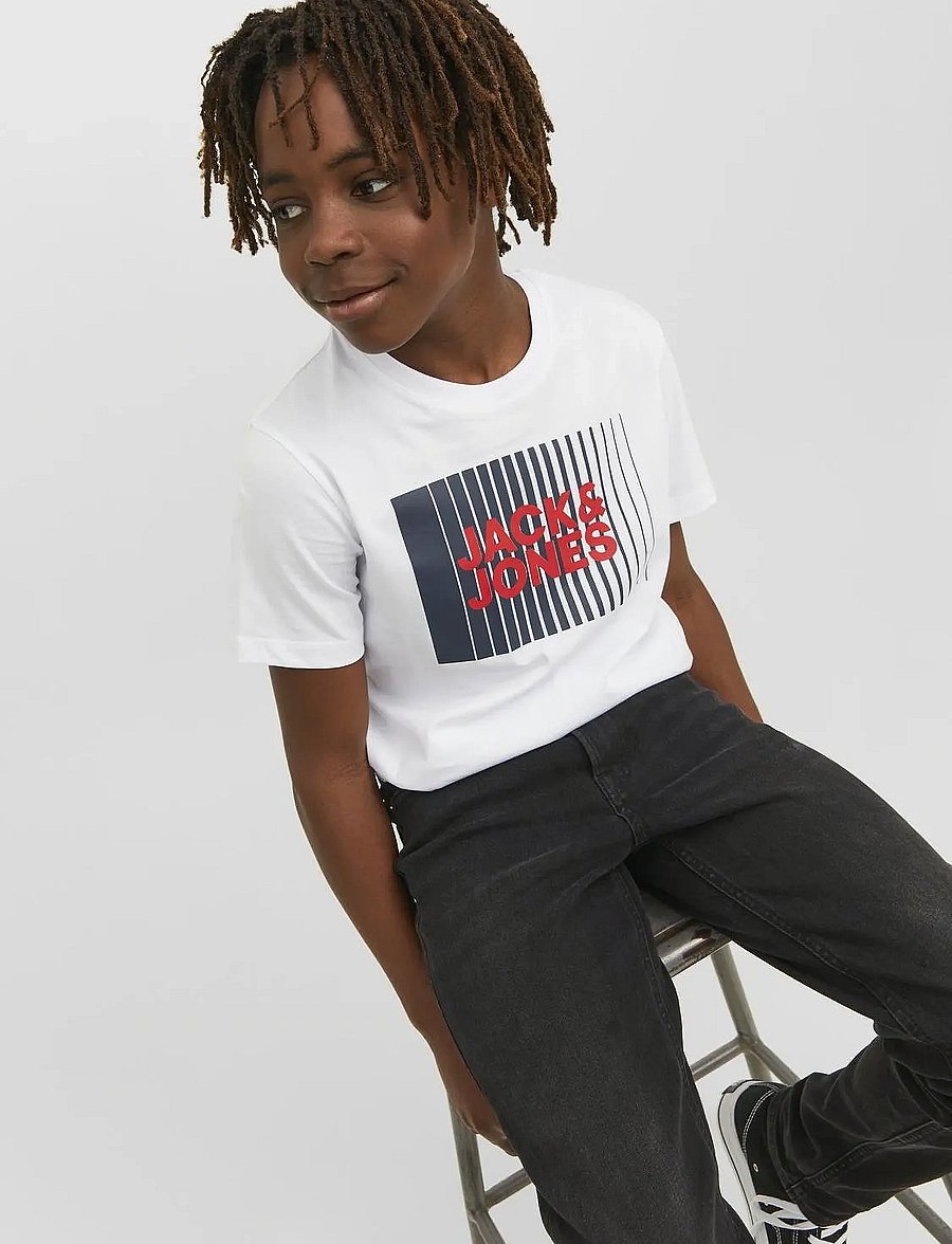 Jack & Jones - JJECORP LOGO TEE PLAY SS O-NECK NOOS MNI - t-shirts à manches courtes - white - 5