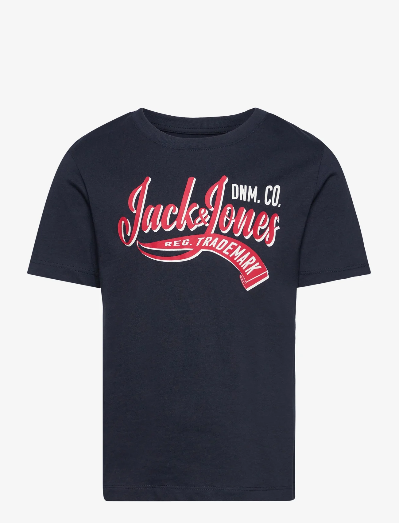 Jack & Jones - JJELOGO TEE SS O-NECK 2 COL SS24 SN MNI - kortærmede t-shirts - navy blazer - 0