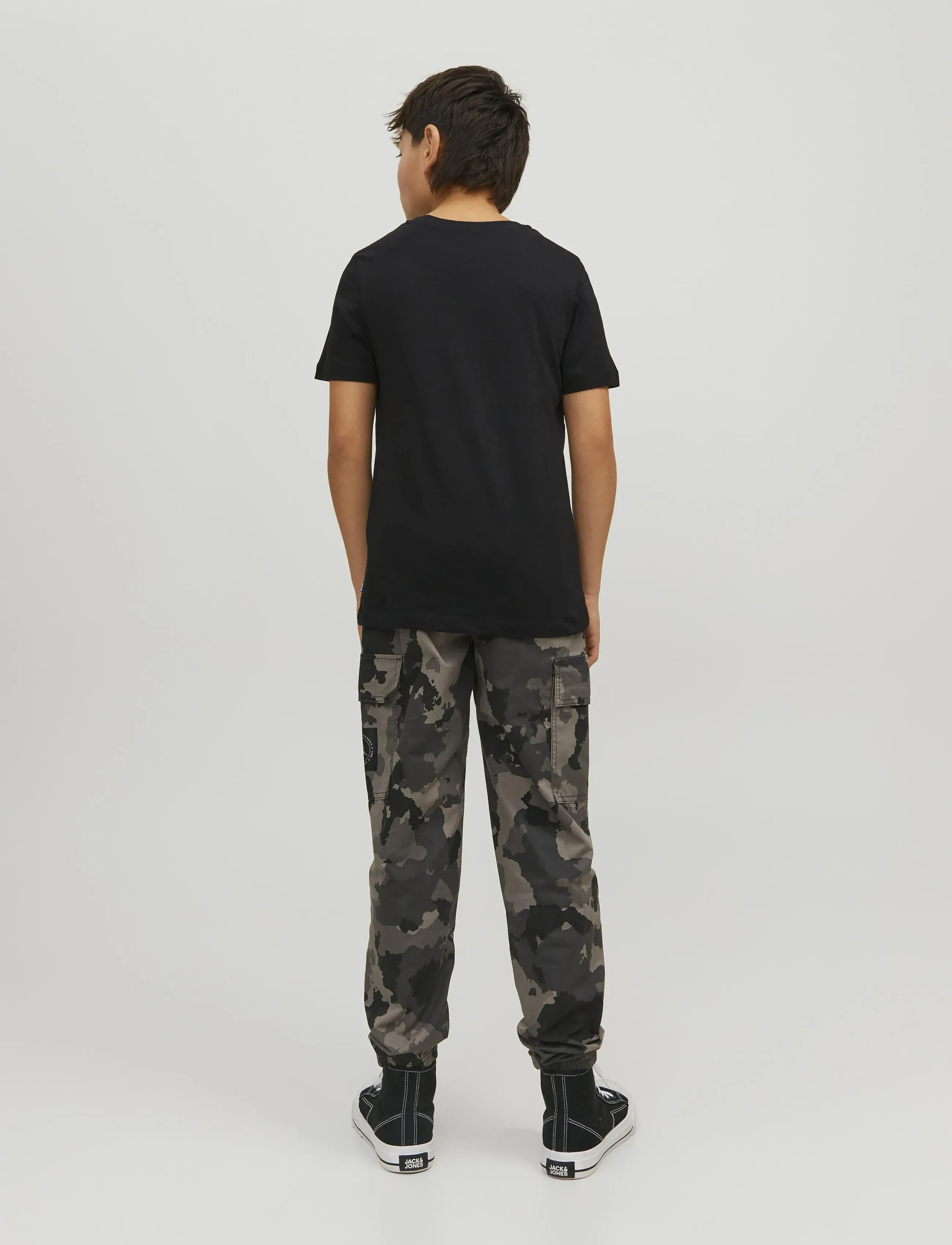 Jack & Jones - JJEORGANIC BASIC TEE SS O-NECK NOOS MNI - short-sleeved t-shirts - black - 3