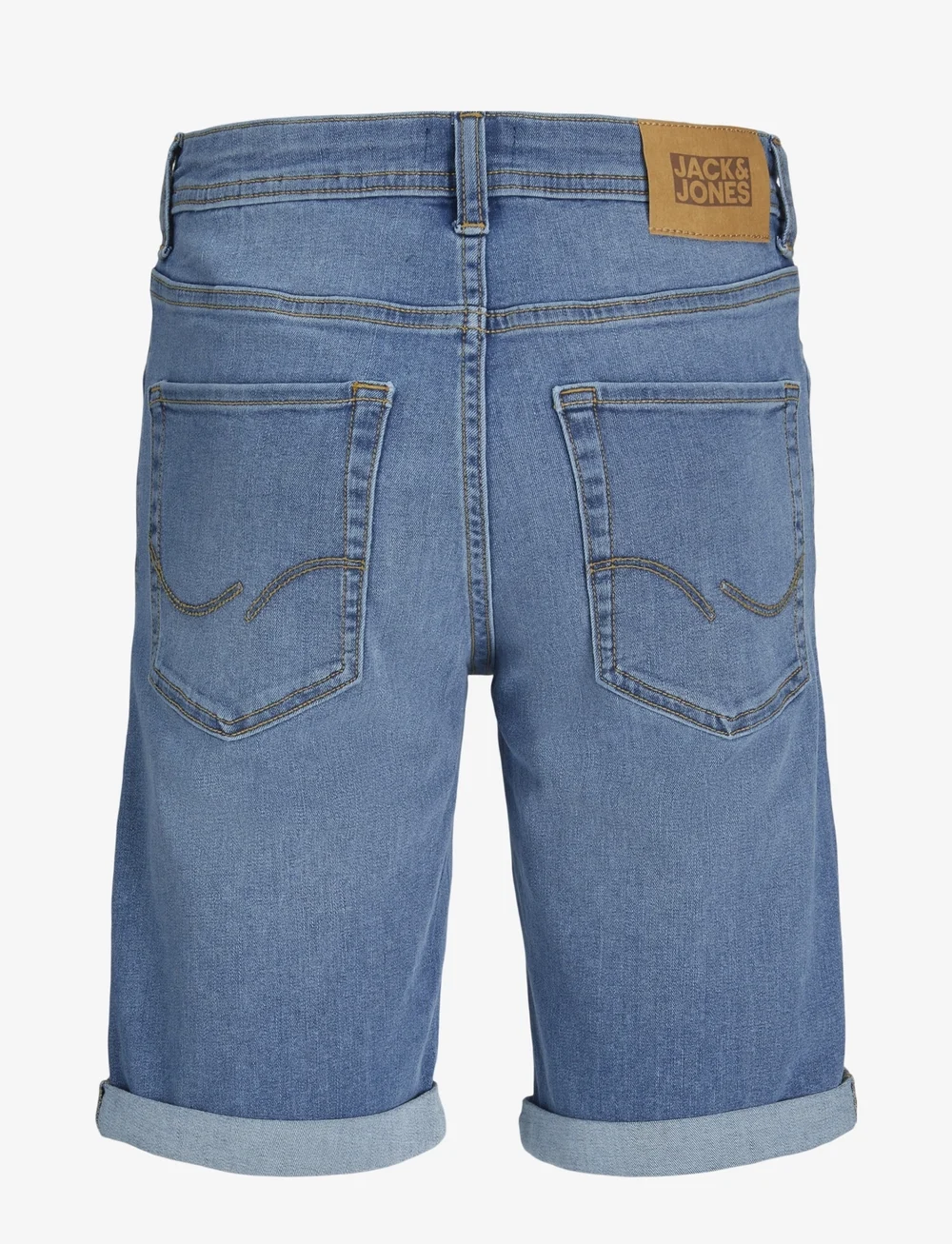 Jack & Jones - JJIRICK JJIORIGINAL SHORTS MF 551 SN MNI - korte jeansbroeken - blue denim - 2