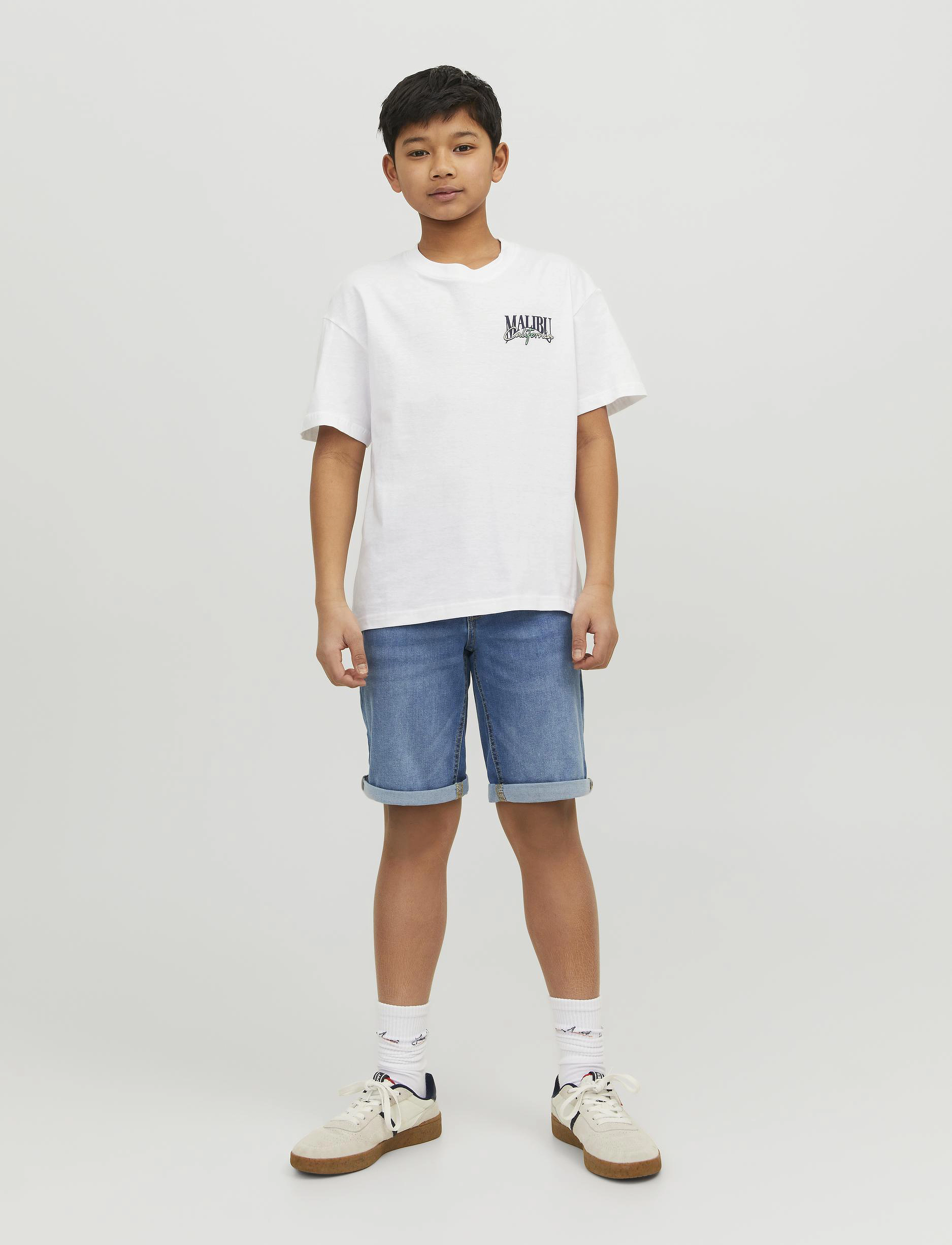 Jack & Jones - JJIRICK JJIORIGINAL SHORTS MF 551 SN MNI - blue denim - 5