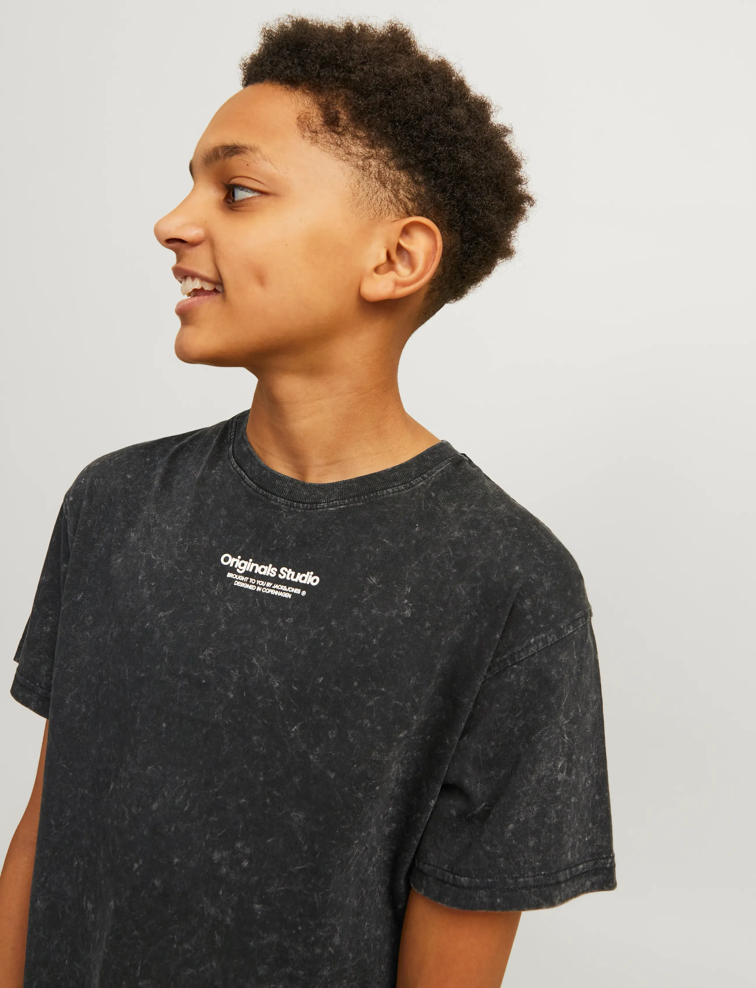Jack & Jones - JORVESTERBRO WASH TEE SS CREW NECK JNR - black - 5