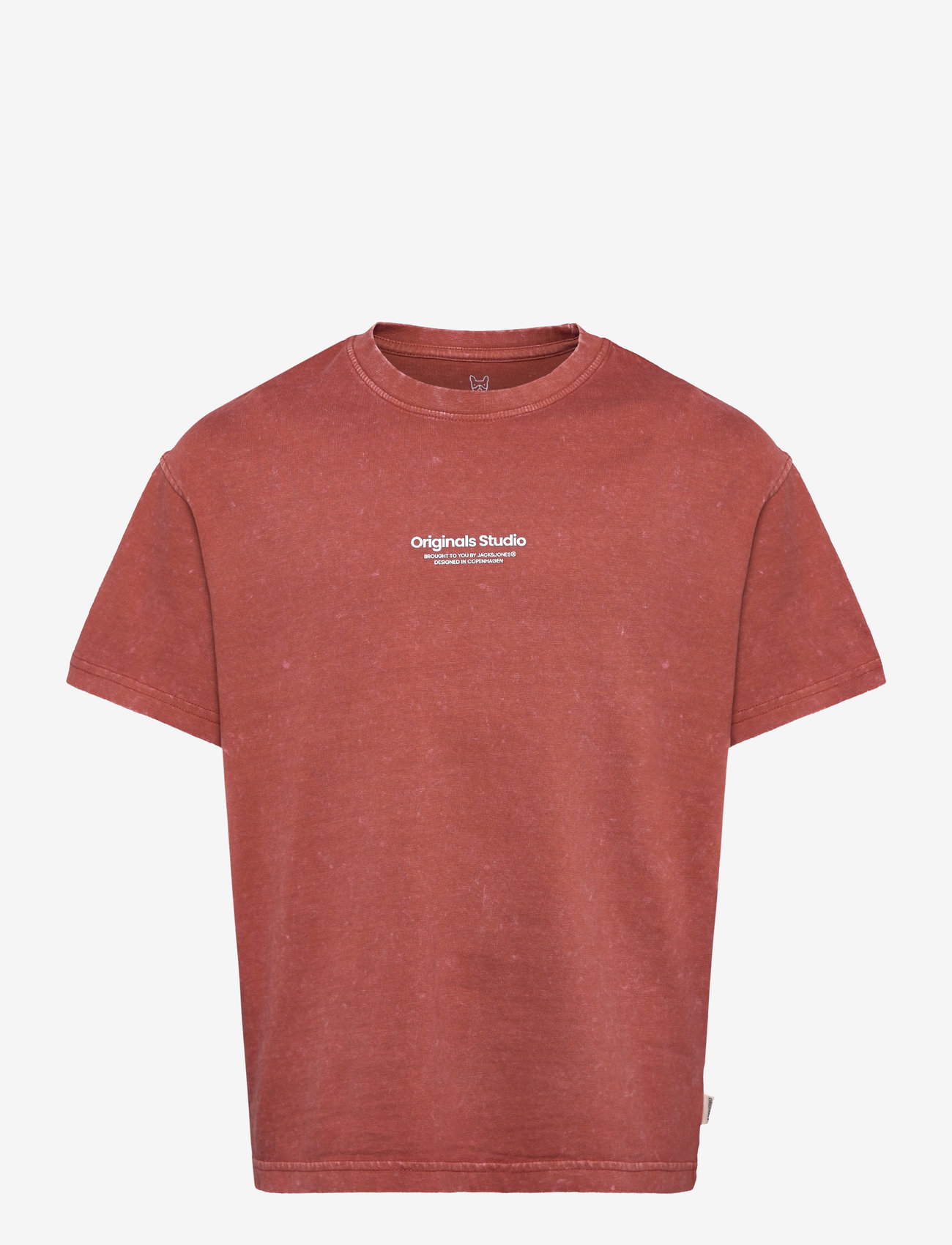 Jack & Jones - JORVESTERBRO WASH TEE SS CREW NECK JNR - kurzärmelige - brandy brown - 0
