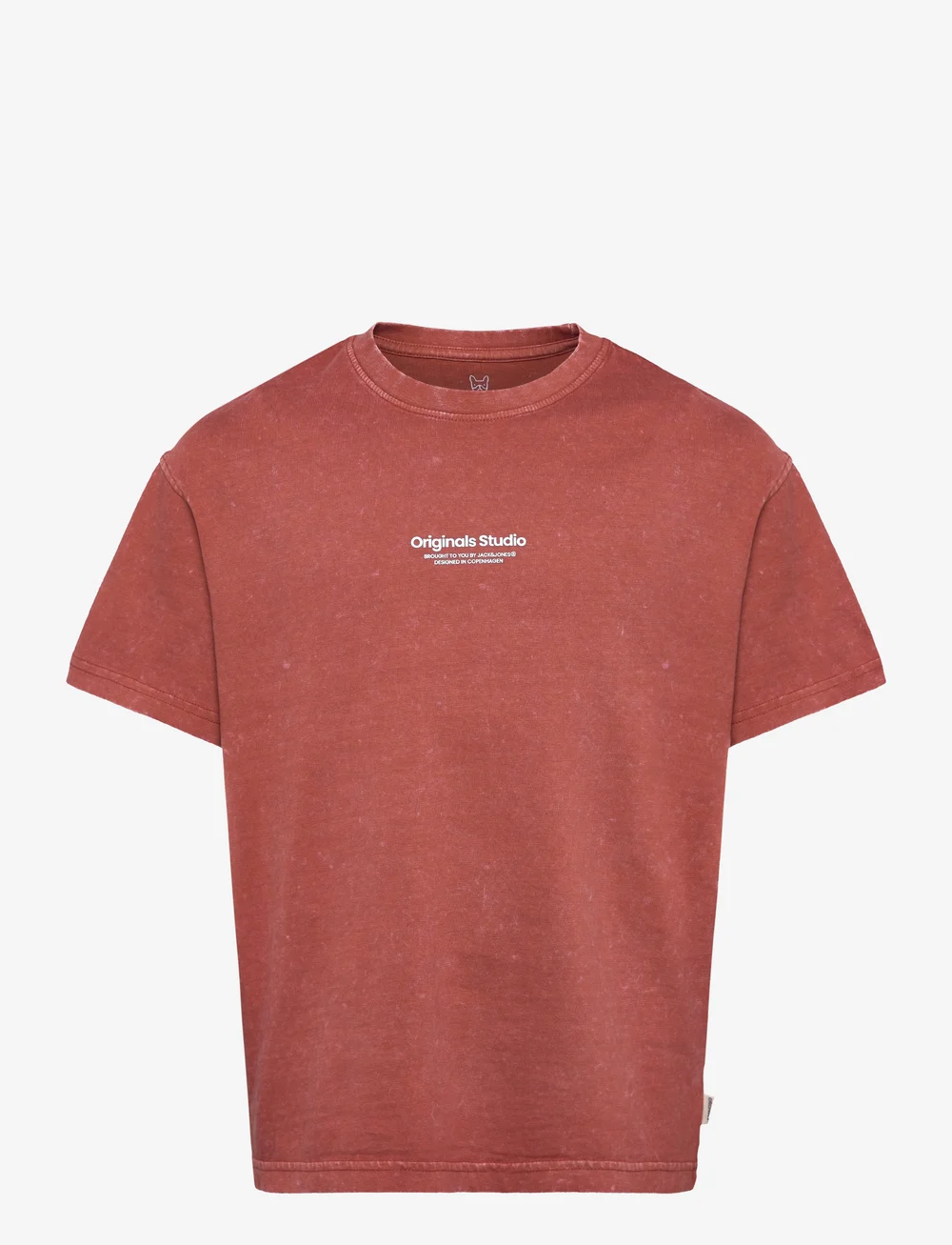Jack & Jones - JORVESTERBRO WASH TEE SS CREW NECK JNR - kurzärmelige - brandy brown - 0
