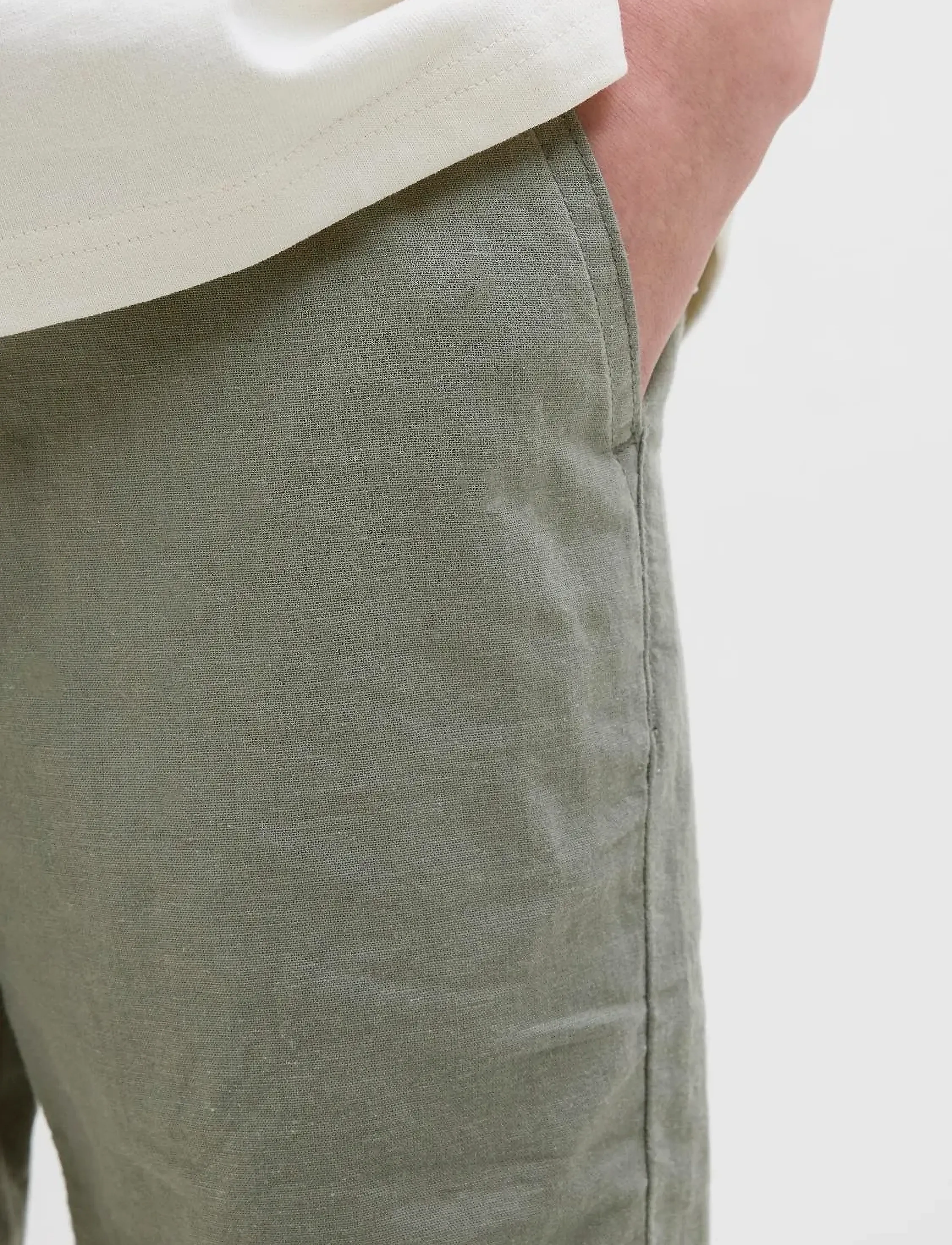 Jack & Jones - JPSTJAIDEN SUMMER LB JOGGER SHORT SN JNR - lühikesed vabaajapüksid - agave green - 4