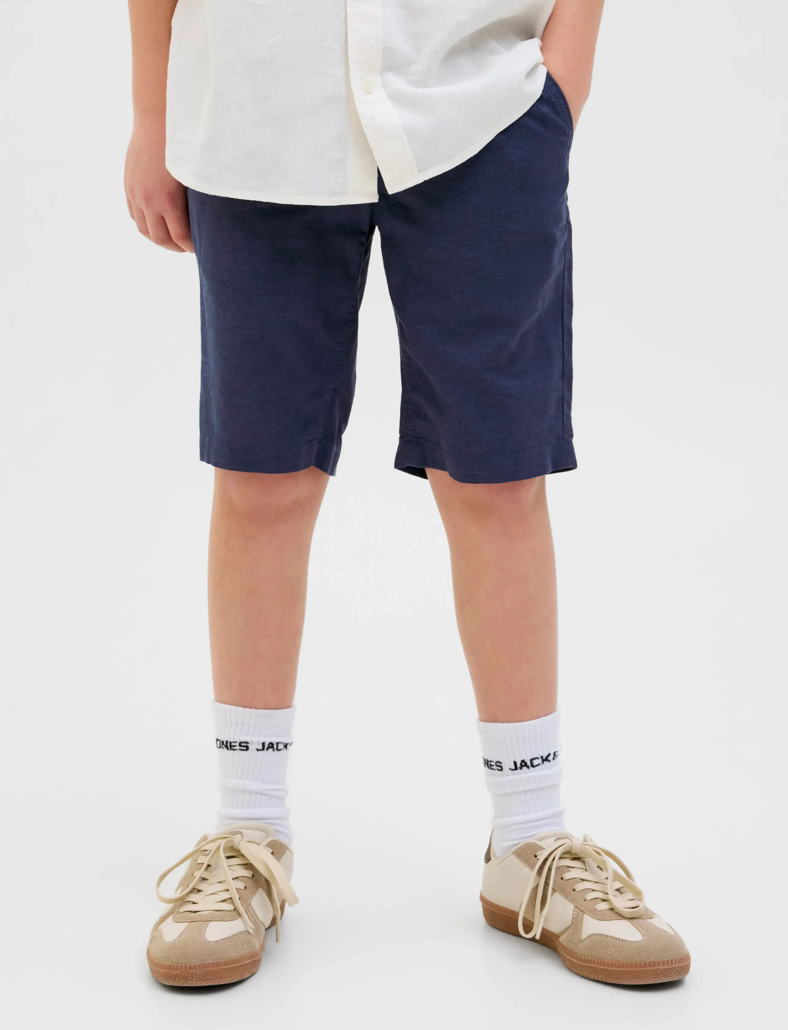 Jack & Jones JPSTJAIDEN SUMMER LB JOGGER SHORT SN JNR - Shorts - NIGHT SKY / navy