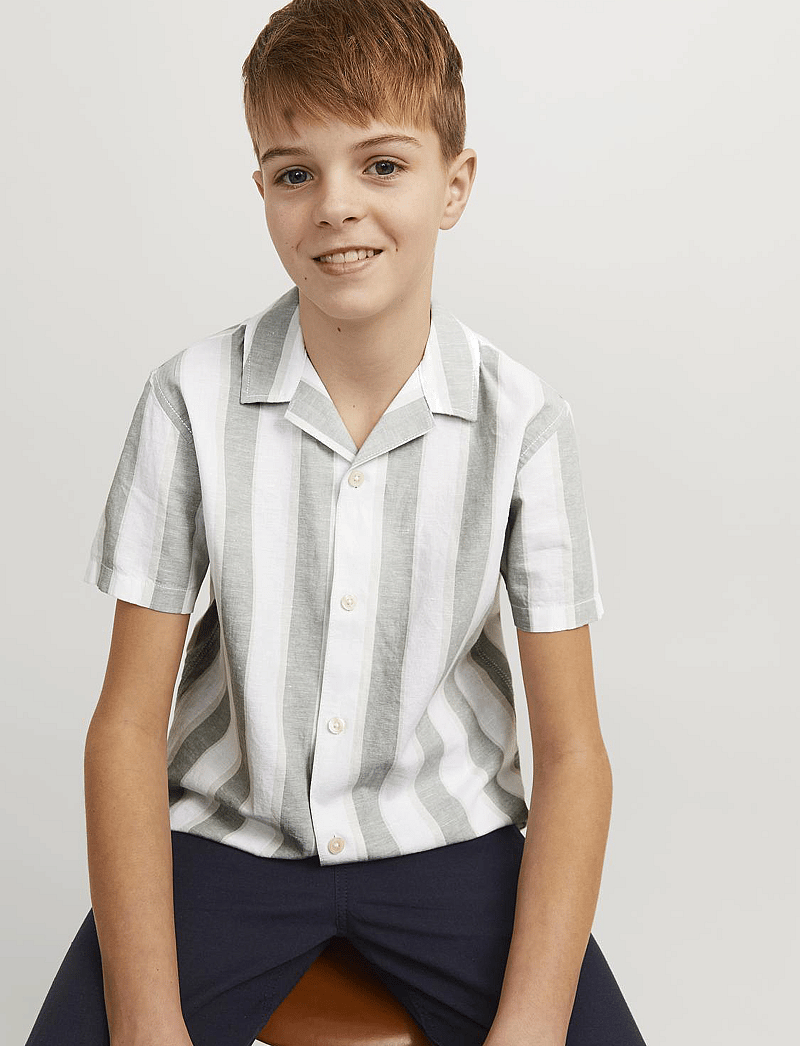 Camicia Dress Jack & Jones Junior - Cotone Elastico Per Un Comfort Perfetto - Foto 12