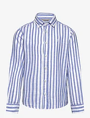 Jack & Jones - JPRCCMAZE LINEN SHIRT L/S JNR - long-sleeved shirts - troposphere - 0