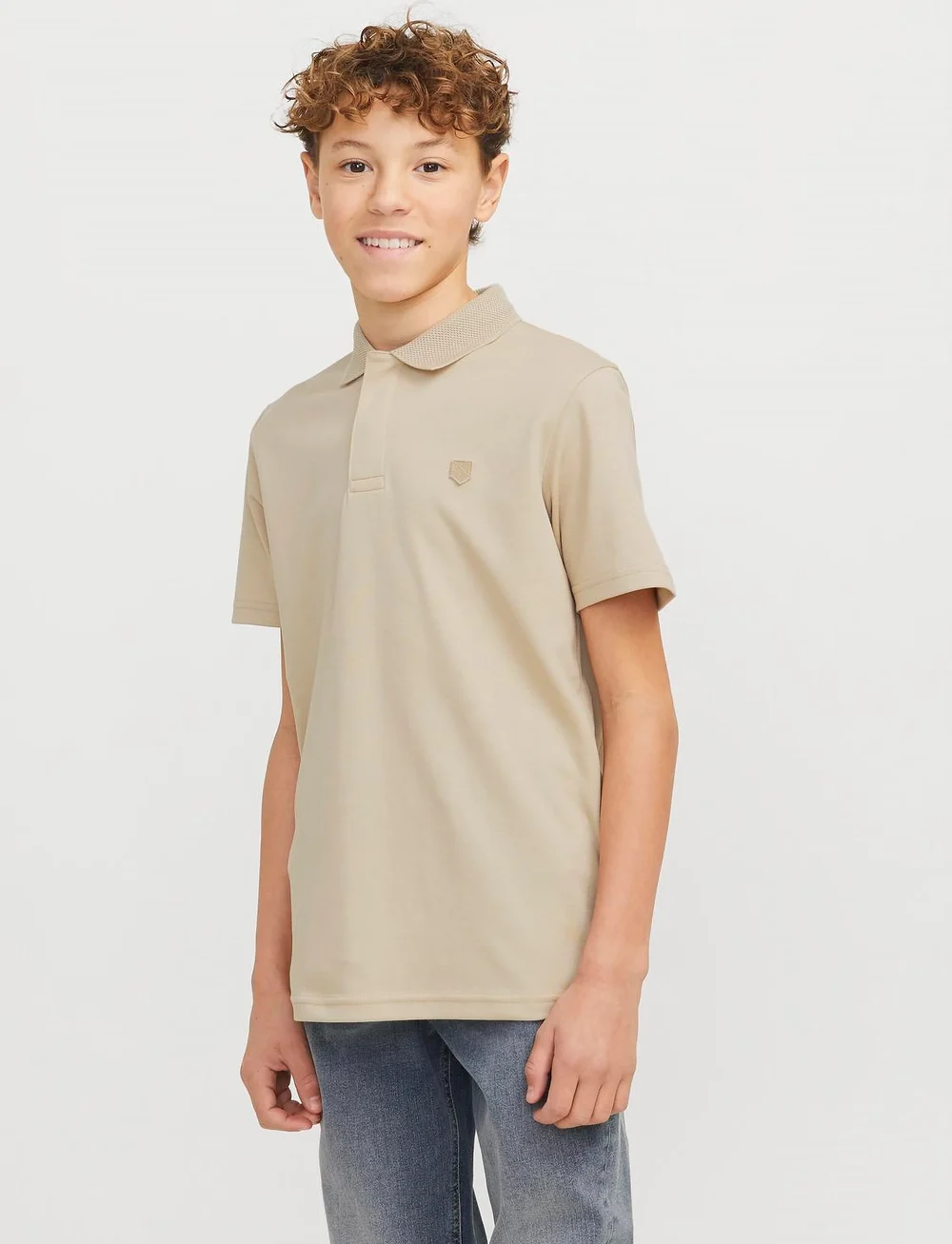 Jack & Jones - JPRCCRODNEY SS POLO JNR - kortærmede poloer - fields of rye - 5