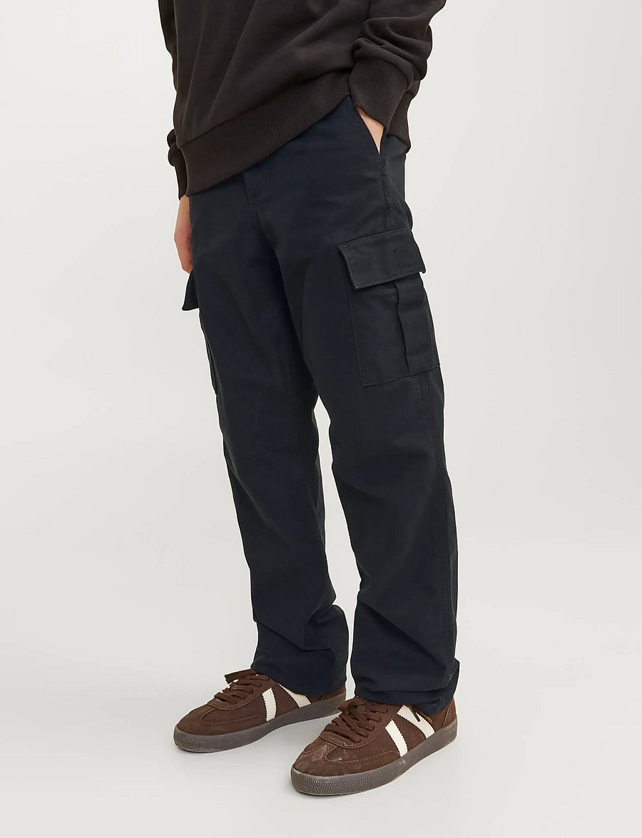 Jack & Jones - JPSTKANE JJBARKLEY CARGO PANT NOOS JNR - cargobukser - black - 0