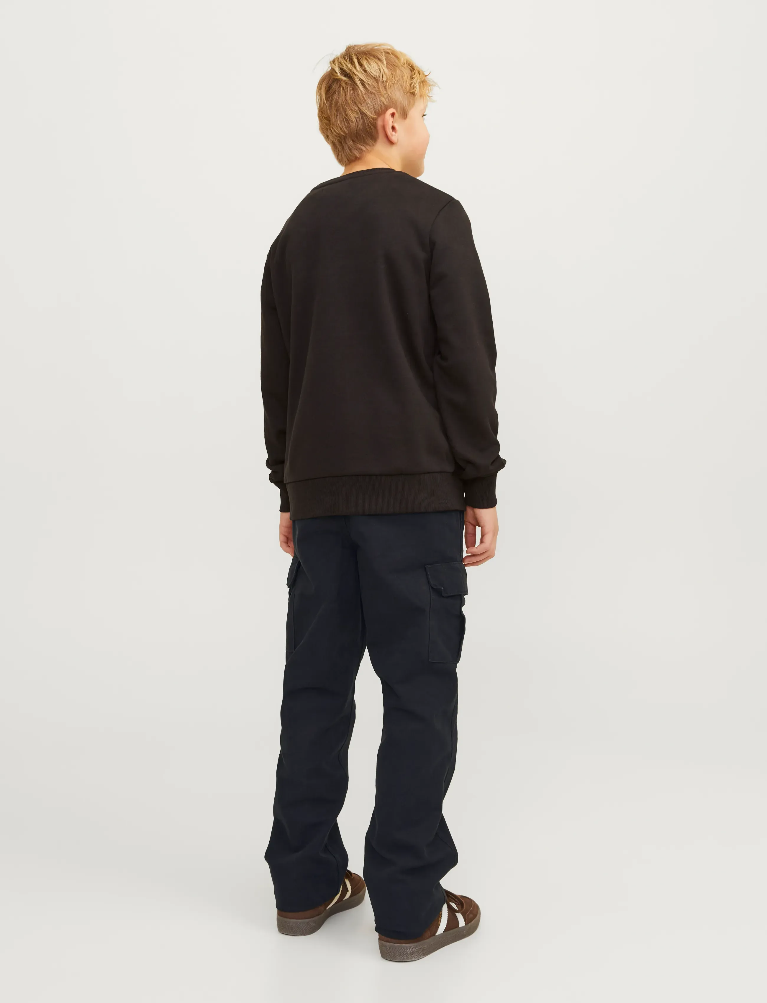 Jack & Jones - JPSTKANE JJBARKLEY CARGO PANT NOOS JNR - cargobukser - black - 3