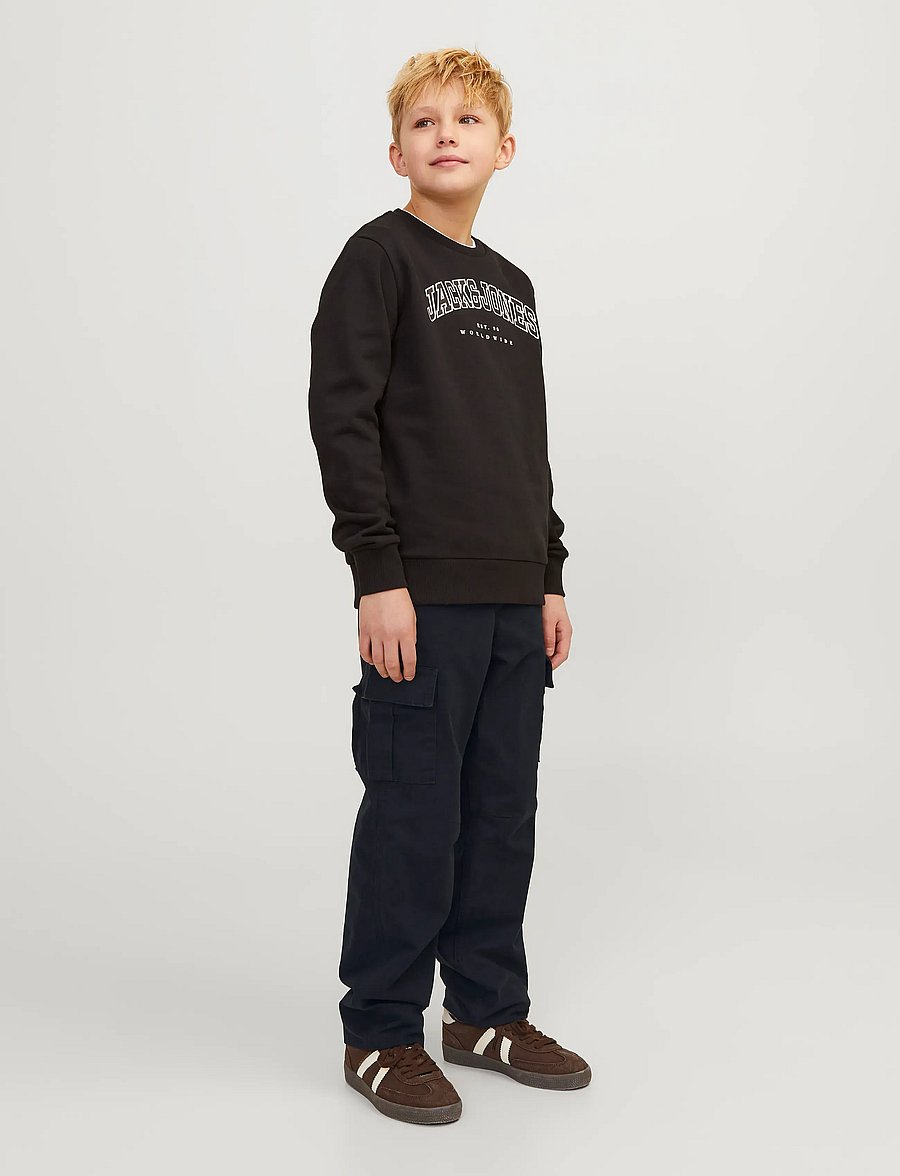 Jack & Jones - JPSTKANE JJBARKLEY CARGO PANT NOOS JNR - cargobukser - black - 4