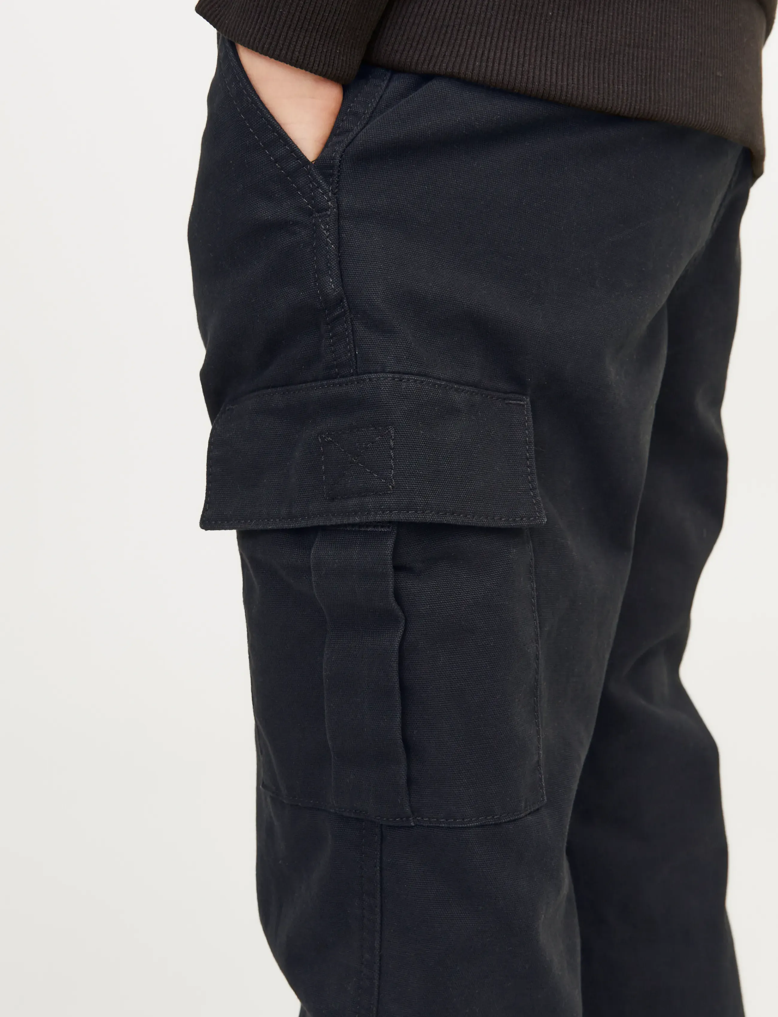 Jack & Jones - JPSTKANE JJBARKLEY CARGO PANT NOOS JNR - cargobukser - black - 5