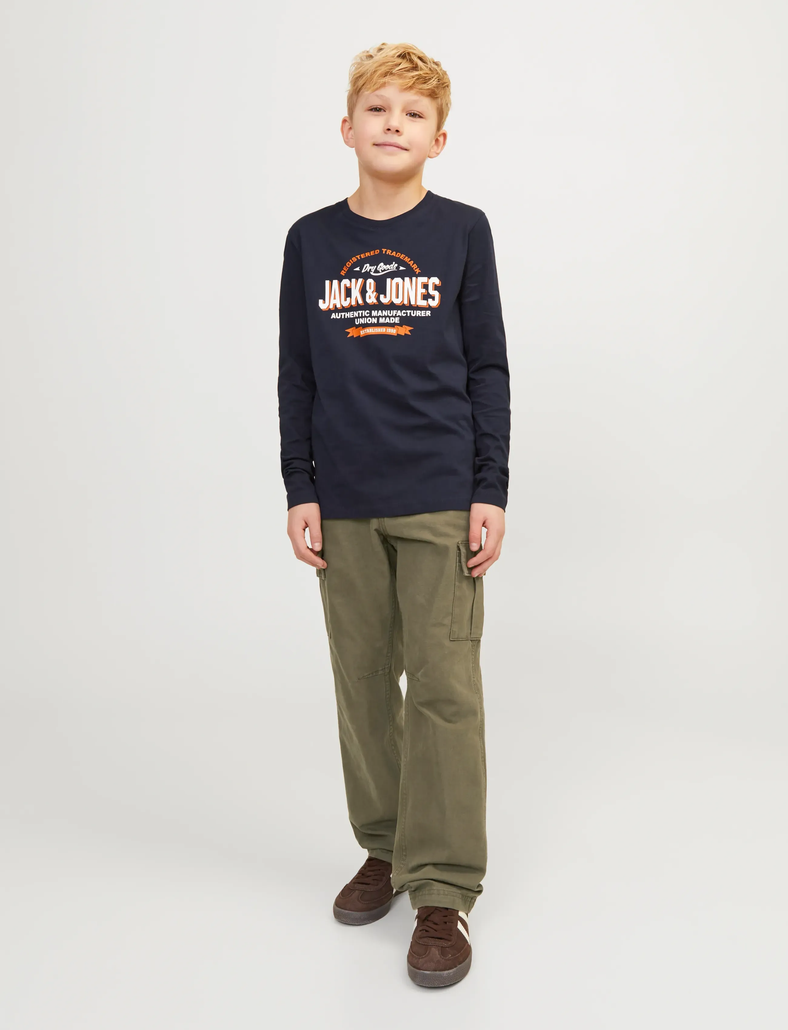 Jack & Jones - JPSTKANE JJBARKLEY CARGO PANT NOOS JNR - cargobukser - olive night - 4
