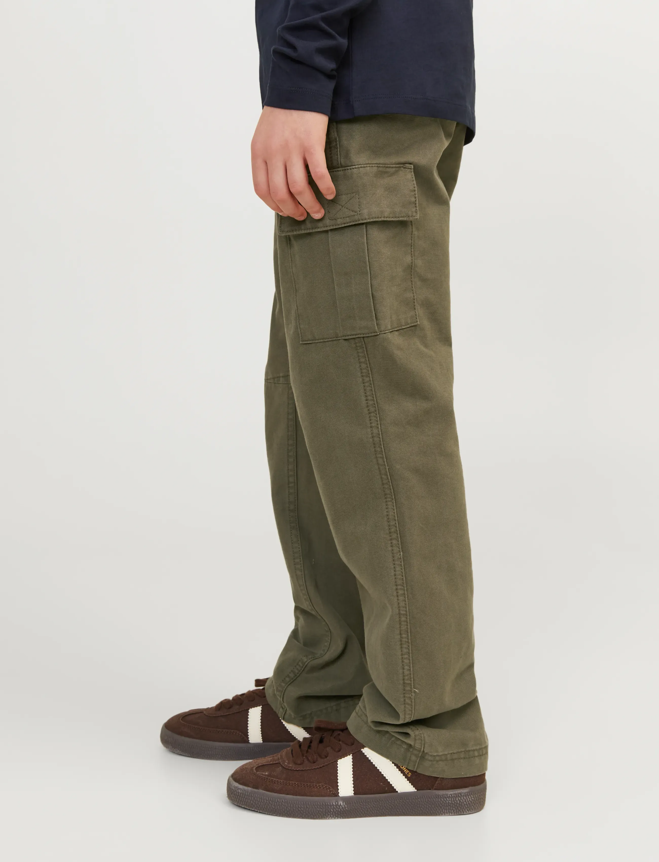 Jack & Jones - JPSTKANE JJBARKLEY CARGO PANT NOOS JNR - cargobukser - olive night - 5