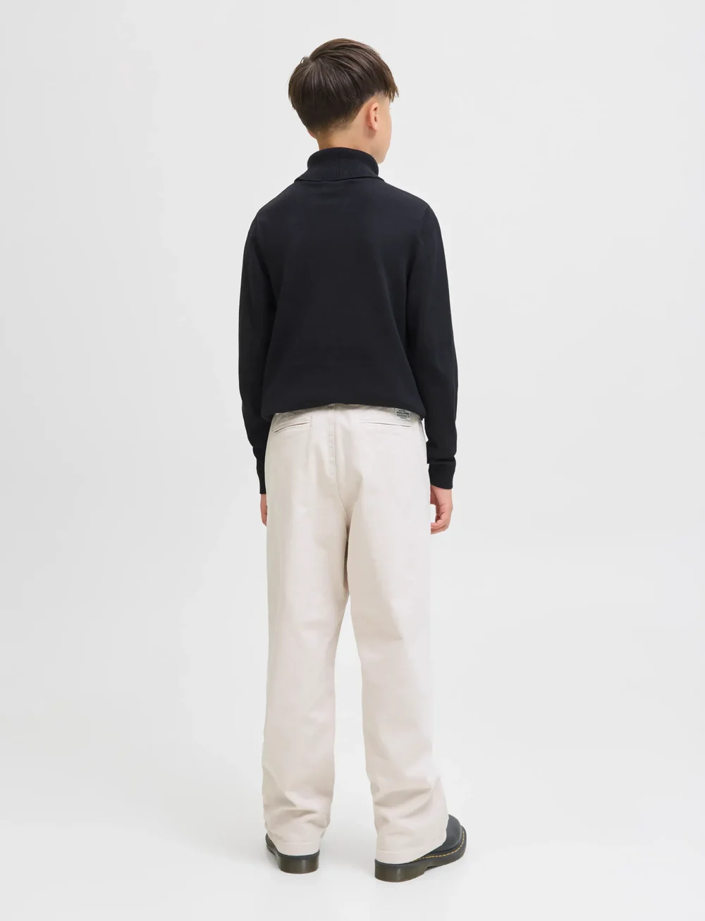 Jack & Jones - JJEBASIC KNIT ROLL NECK JNR - rollkragenpullover - black - 2