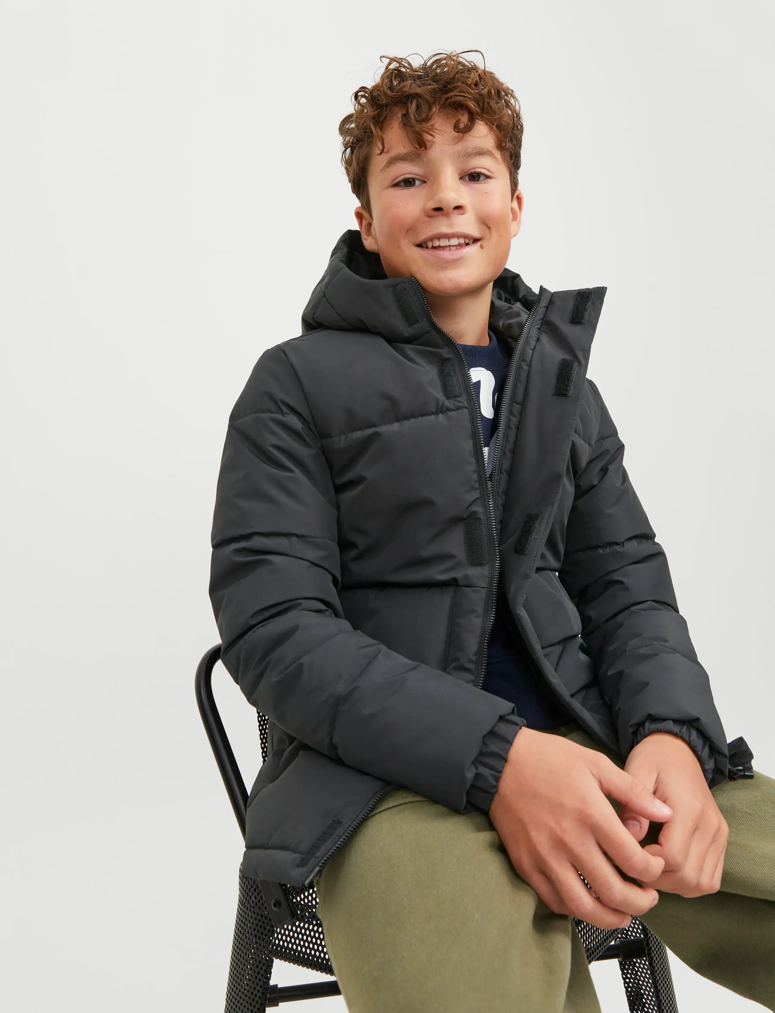 Jack & Jones - JCOSPEED PUFFER SN MNI - Žieminė striukė - black - 4