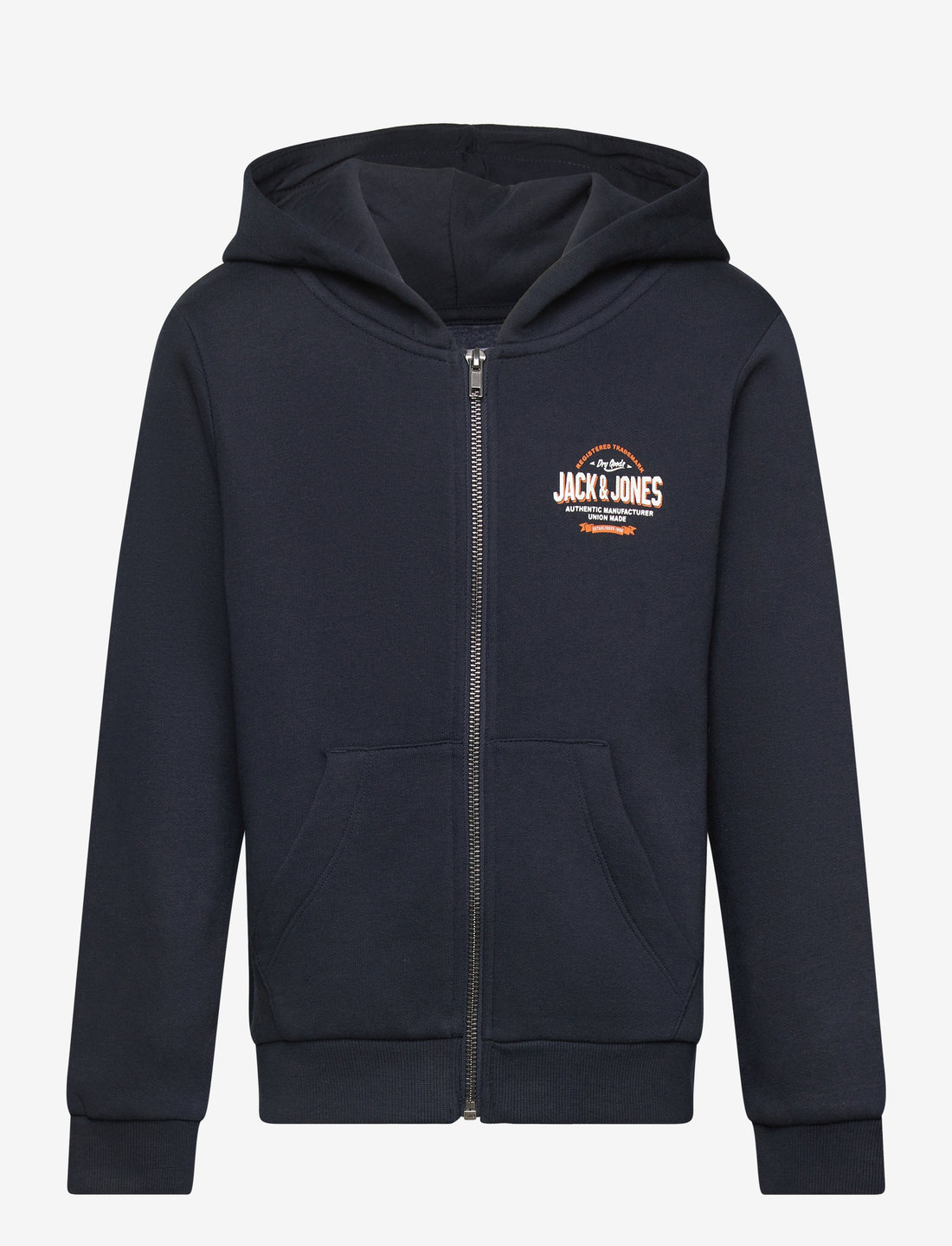 Jack Jones Jjelogo Swt Zip Hood 2col 24 25 Noos Mni tops shop at Booztlet