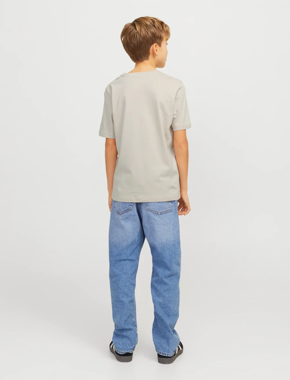 Jack & Jones - JJELOGO TEE SS ONECK 2COL 24/25 NOOS JNR - kurzärmelige - moonbeam - 2