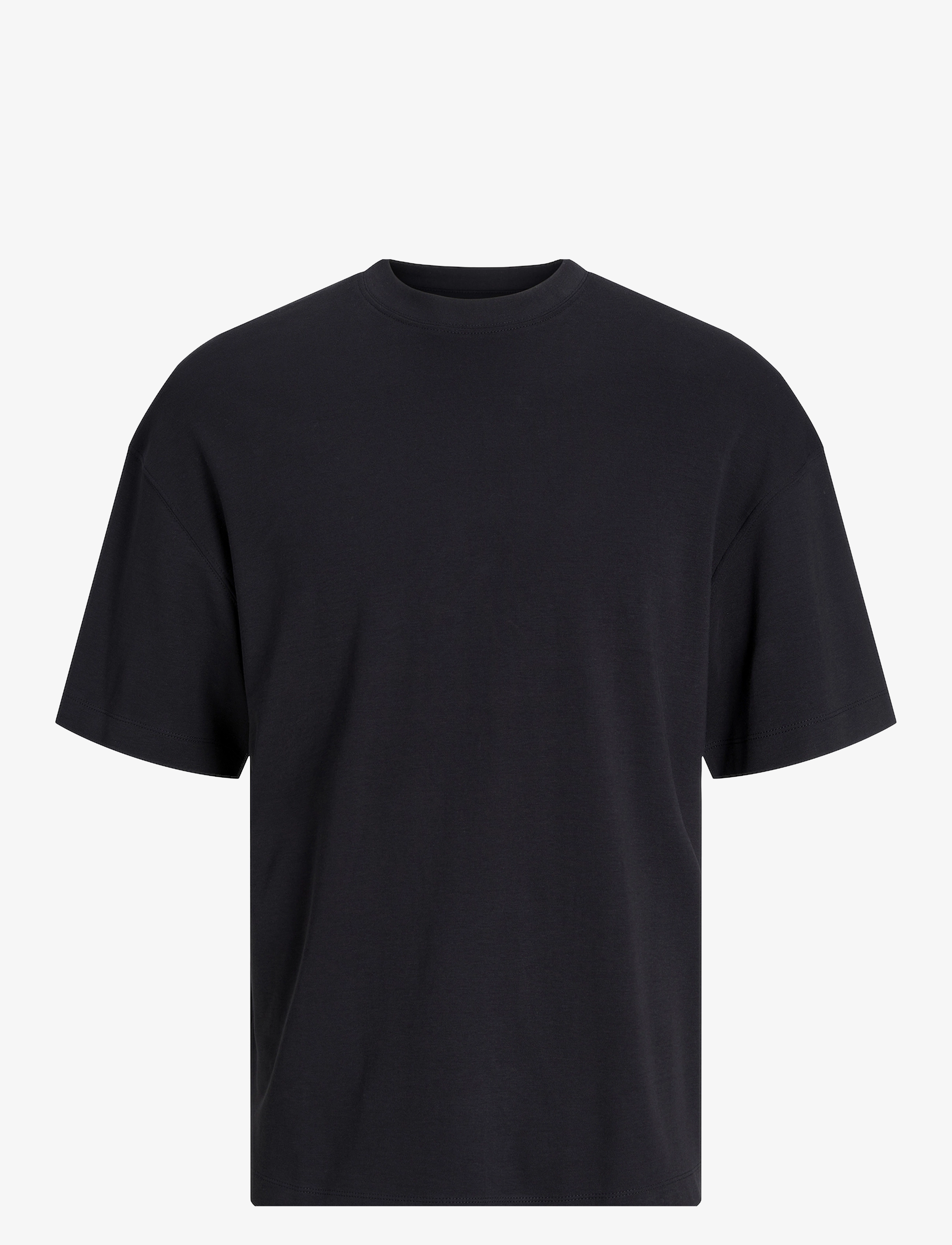 Jack & Jones JJEURBAN EDGE TEE SS O-NECK NOOS JNR - Klær - BLACK / black
