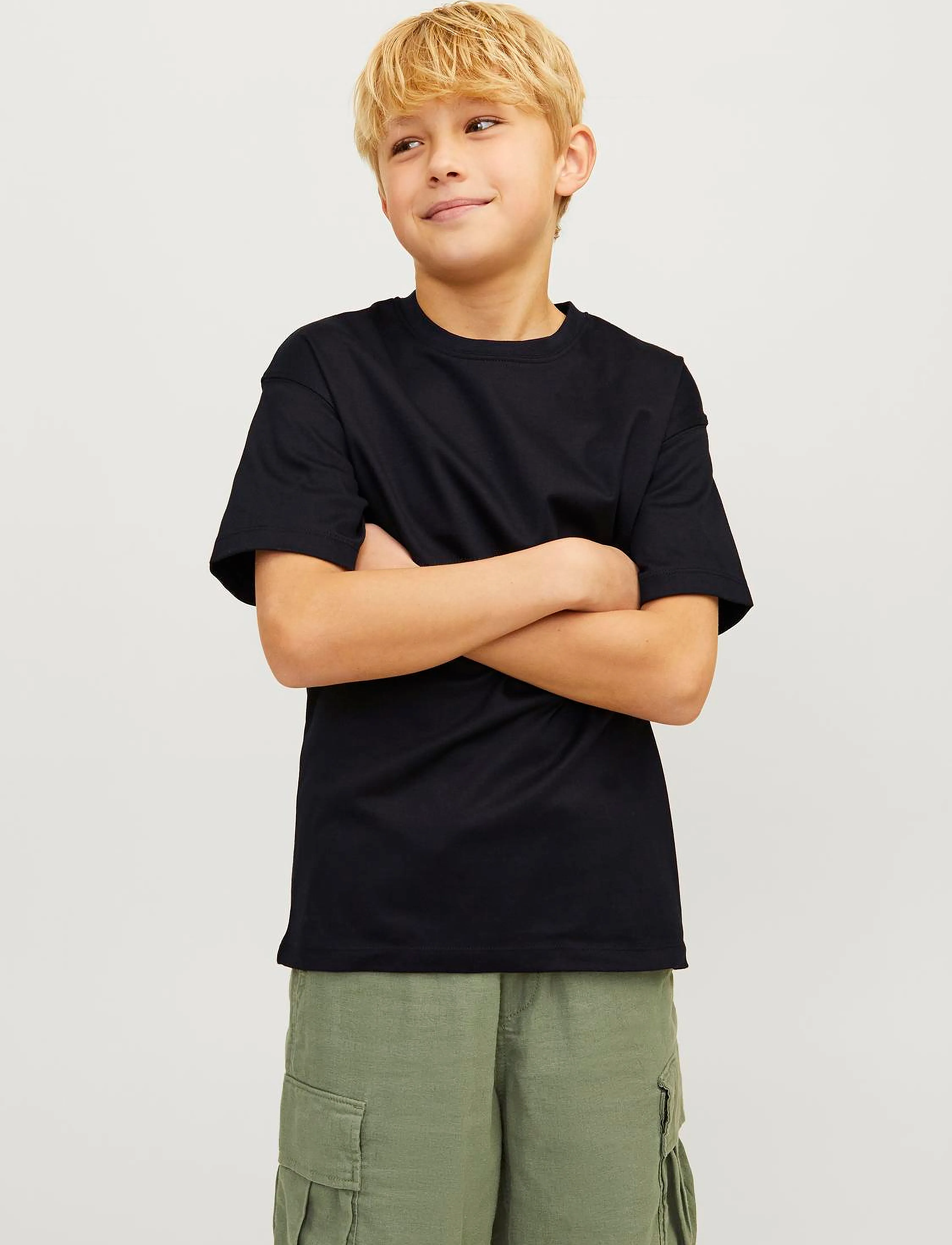 Jack & Jones - JJEURBAN EDGE TEE SS O-NECK NOOS JNR - kortærmede t-shirts - black - 2
