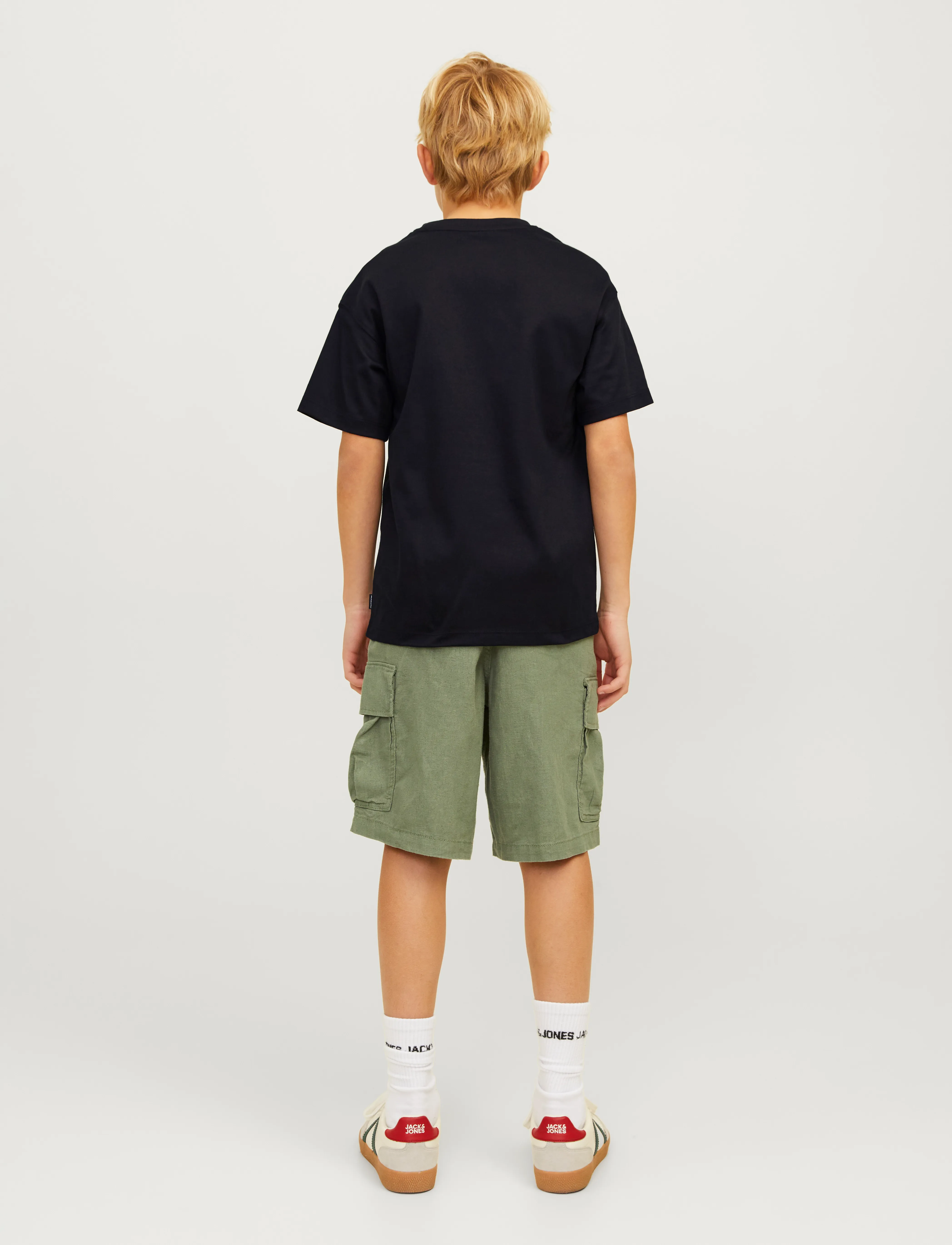 Jack & Jones - JJEURBAN EDGE TEE SS O-NECK NOOS JNR - kortærmede t-shirts - black loose fit - 3