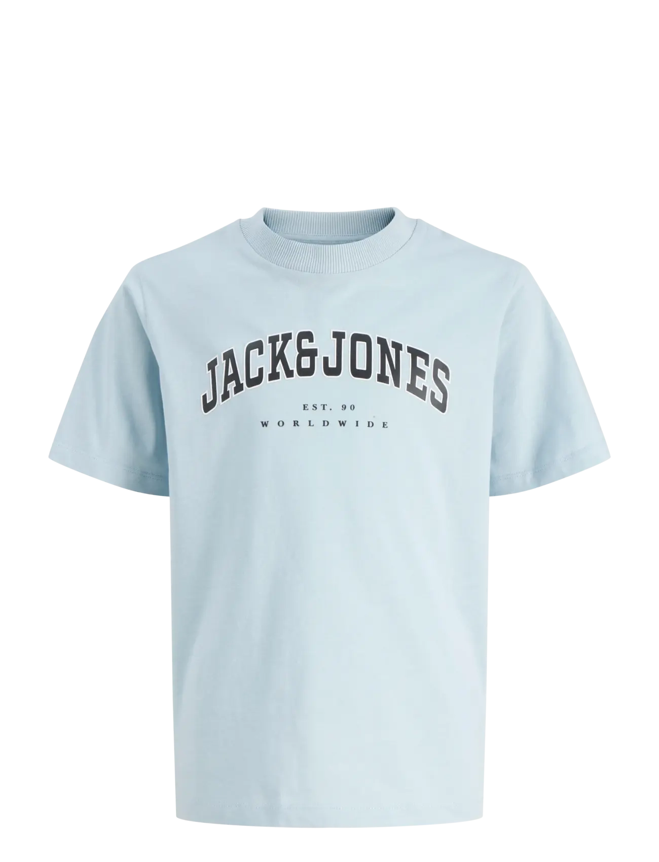 Jack & Jones JJECALEB VARSITY TEE SS O-NECK NOOS JNR - 4 for 3 - CELESTIAL BLUE / blue