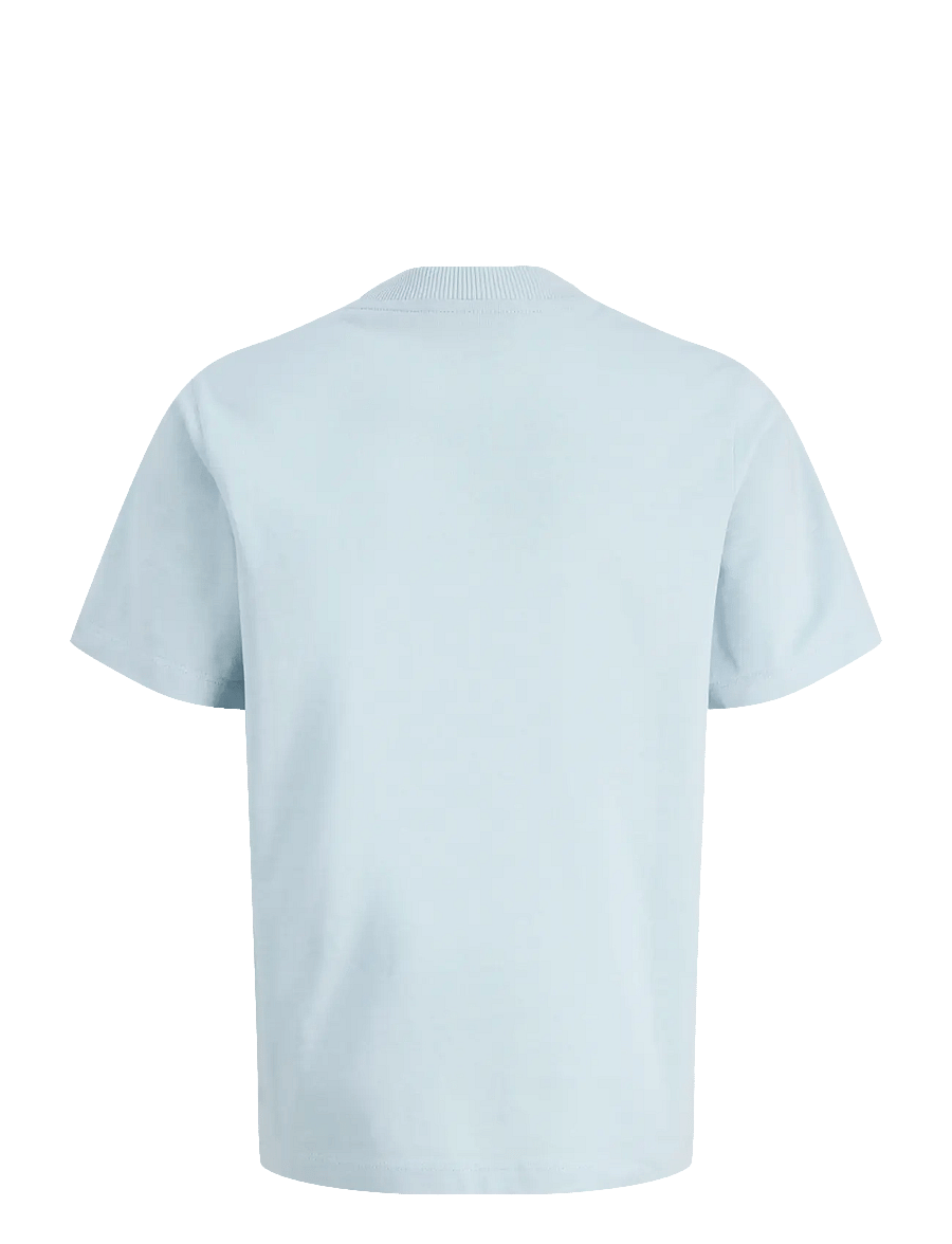 Jack & Jones - JJECALEB VARSITY TEE SS O-NECK NOOS JNR - kortærmede t-shirts - celestial blue - 2