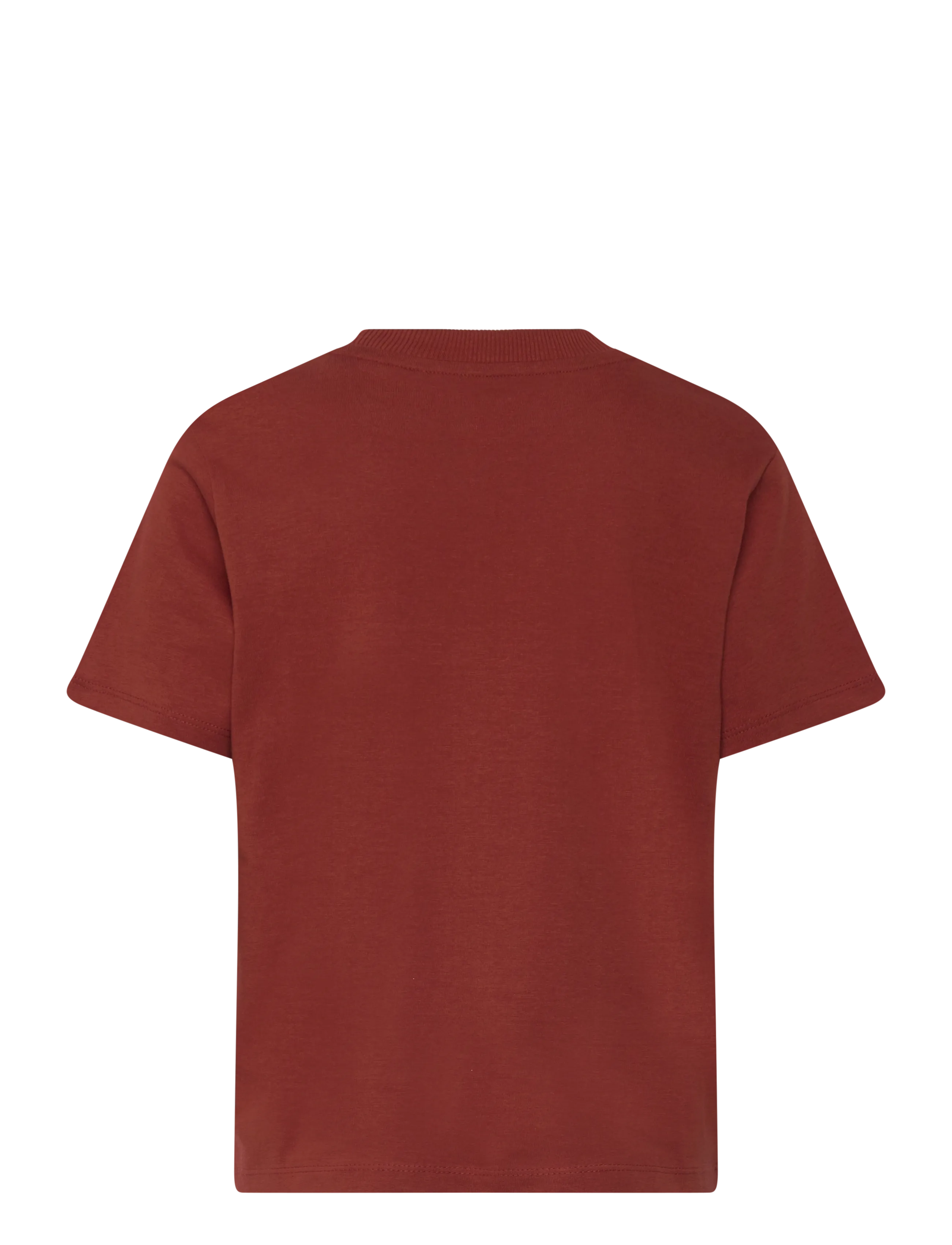 Jack & Jones - JJECALEB VARSITY TEE SS O-NECK NOOS MNI - kurzärmelige - burnt henna - 1