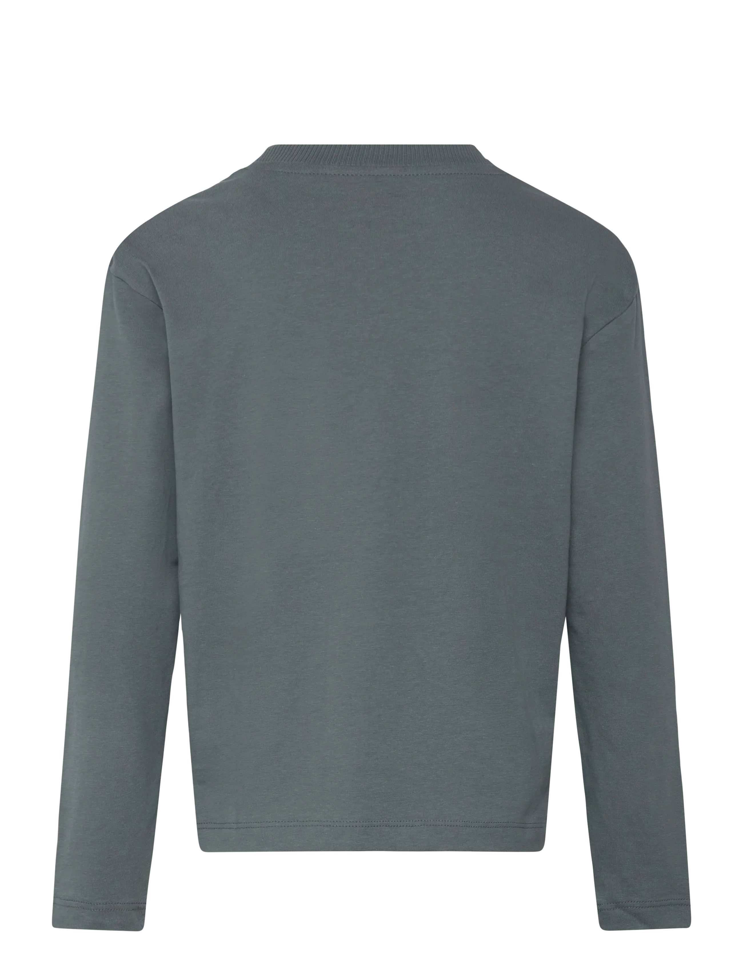 Jack & Jones - JJECALEB VARSITY TEE LS O-NECK SN MNI - t-krekli ar garām piedurknēm - stormy weather - 1